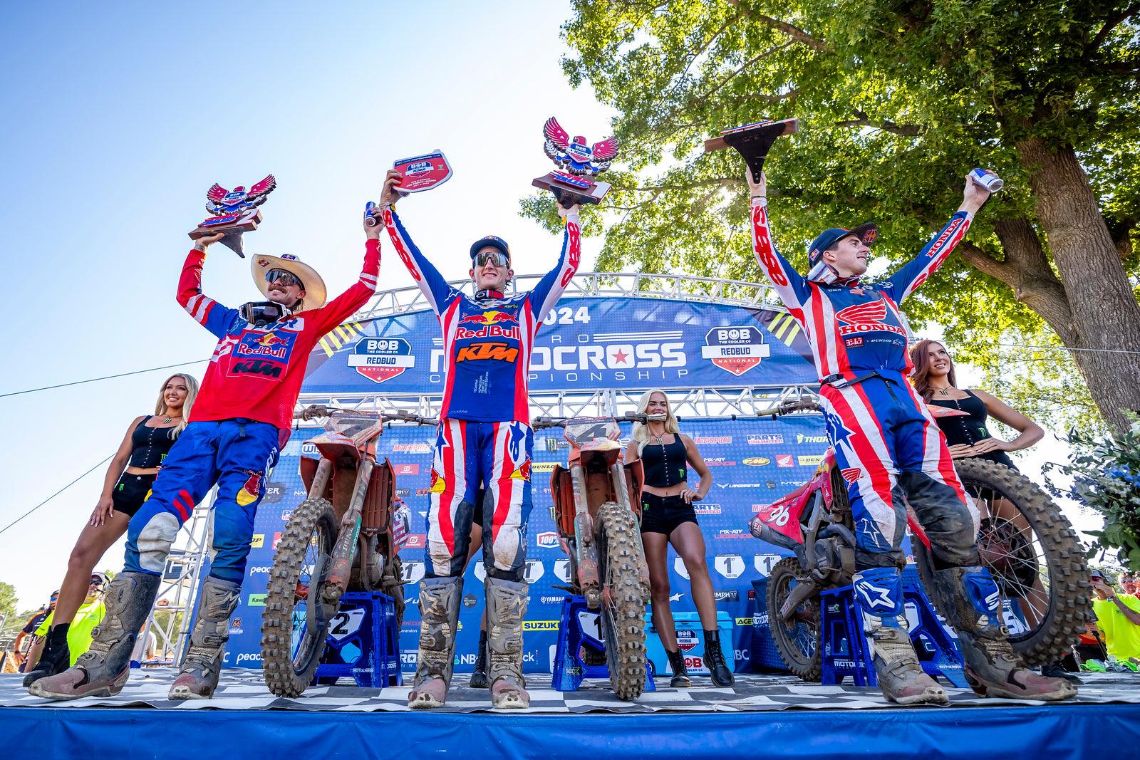 Image 297310224719 ALPINESTARS TOP FIVE LOCK-OUT AS HIGH-FLYING CHASE SEXTON DOMINATES AMA PRO MOTOCROSS 450 REDBUD NATIONAL, BUCHANAN, MICHIGAN