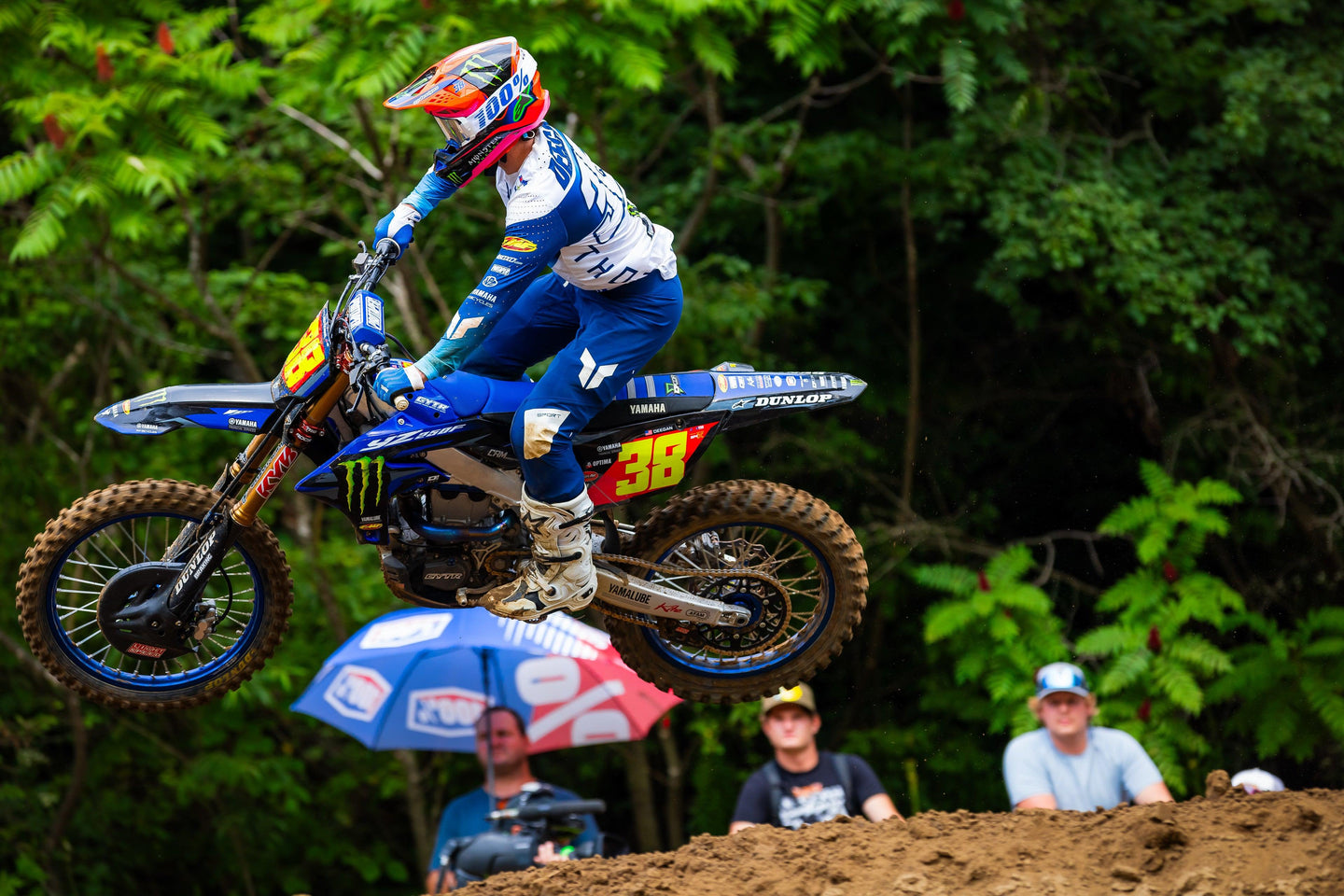 Image 297309536591 HAIDEN DEEGAN IN THE FIGHT FOR PRO MOTOCROSS 250 WIN AT SPRING CREEK NATIONAL