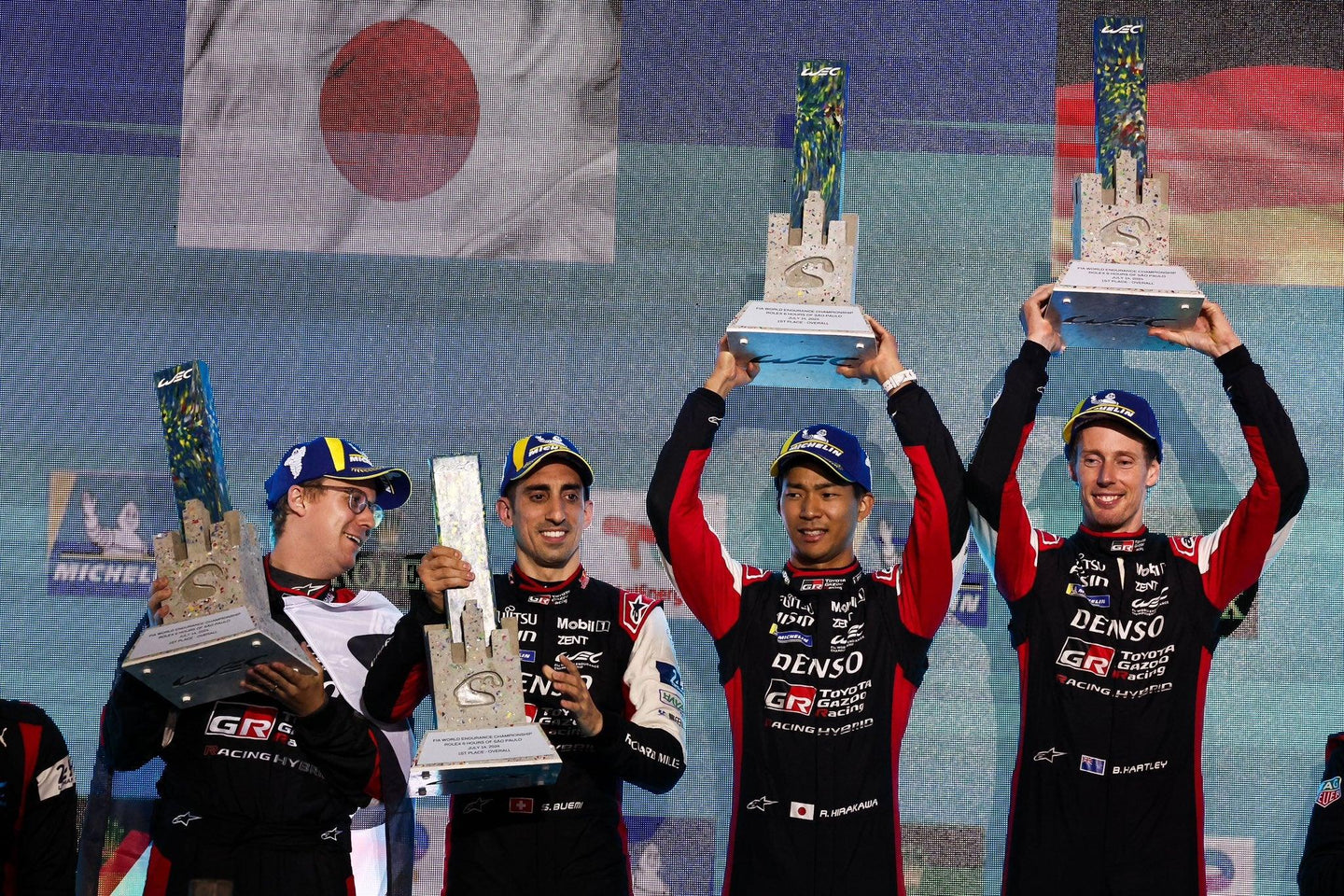 Image 297309700431 SEBASTIEN BUEMI, RYO HIRAKAWA AND BRENDON HARTLEY POWER TO DOMINANT WORLD ENDURANCE CHAMPIONSHIP SIX HOURS OF SAO PAOLO RACE VICTORY IN BRAZIL