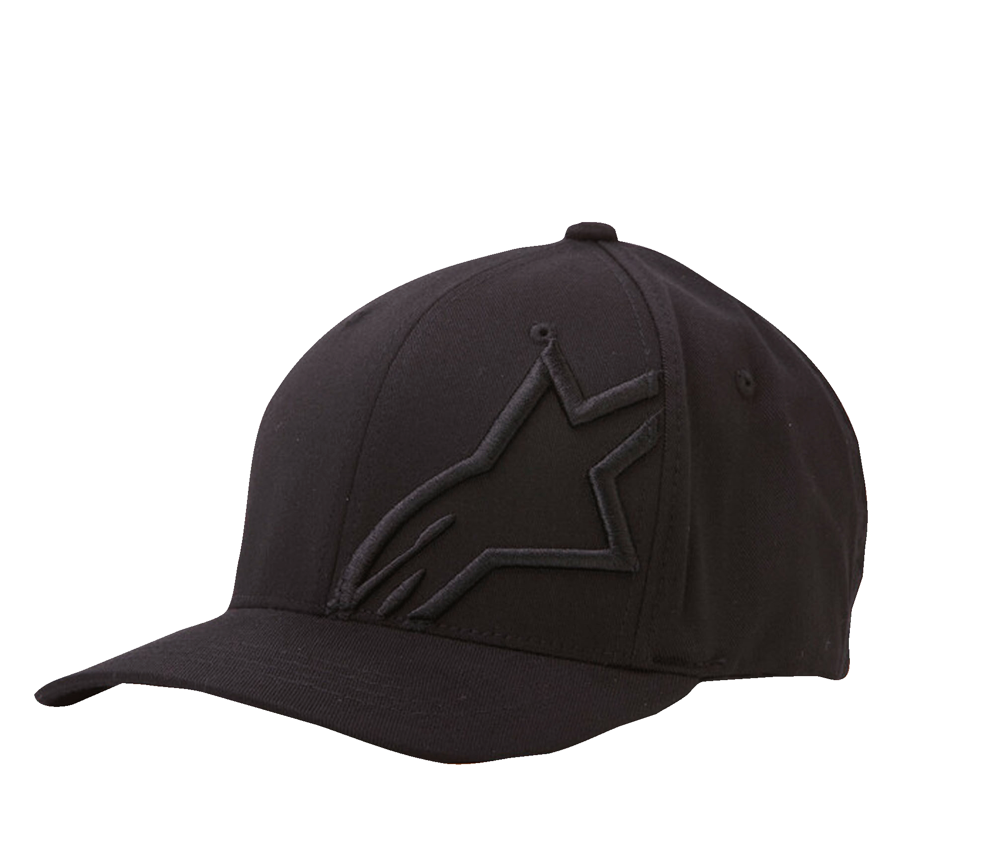 Black curved bill hat shop