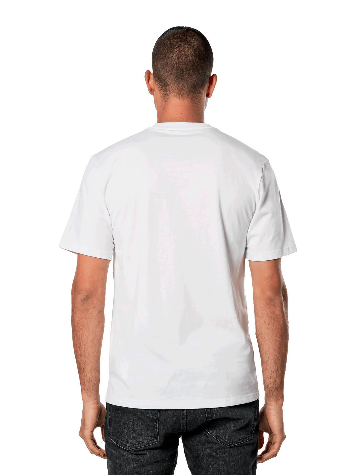 Alpinestars Galun CSF Tee, Kurzarm-T-Shirt, Weiß, schlichte Rückansicht, lässige Sportbekleidung Streetwear