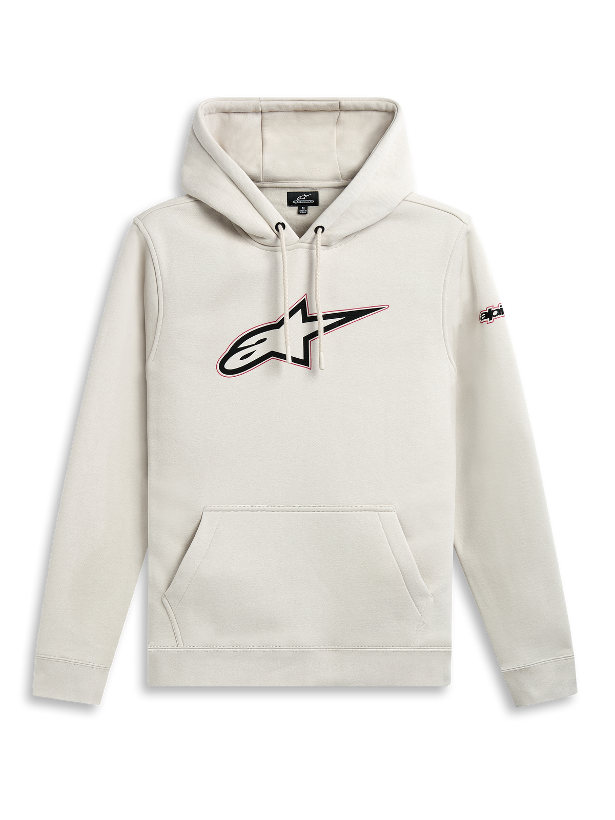 Alpinestars Sweat À Capuche Insignia, sweat à capuche casual off white avec poche kangourou et logo graphique à l'avant