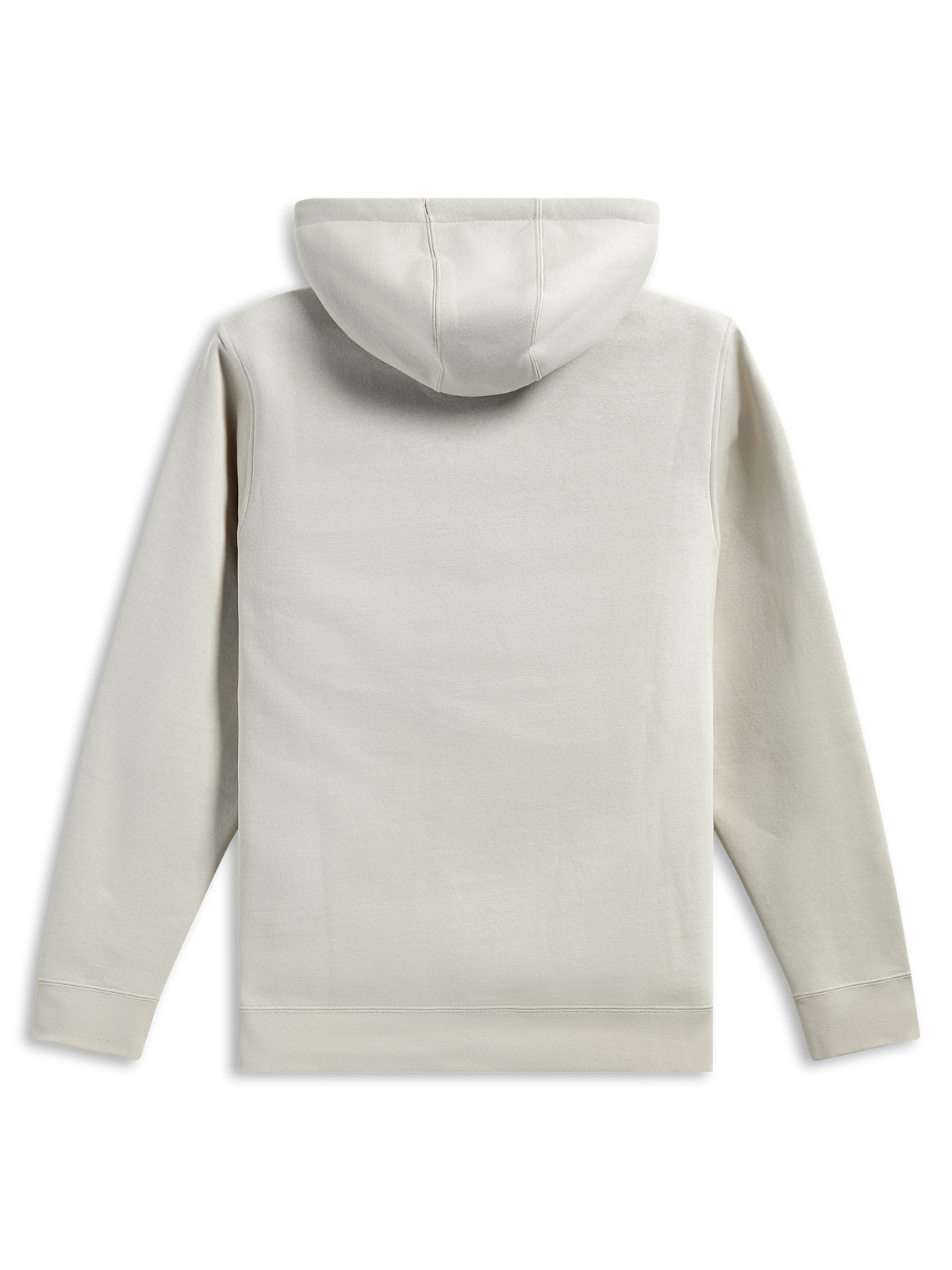 Sweat à capuche Pulse Alpinestars, vue arrière, blanc cassé, polaire décontractée à enfiler, manches longues avec poignets et ourlet côtelés, design à capuche, streetwear inspiré des sports mécaniques