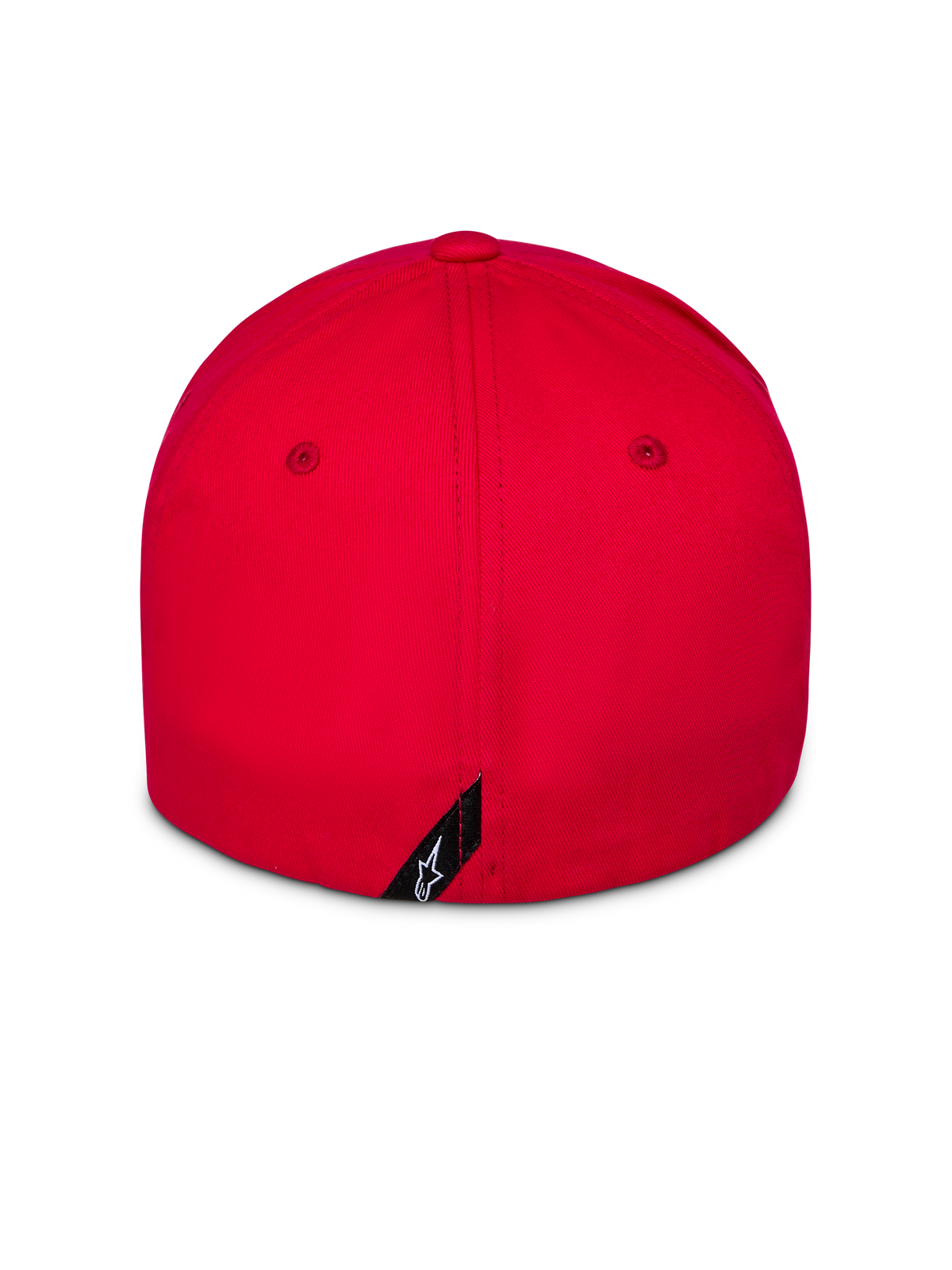 Alpinestars Pivot Kappe, Rot, Rückansicht, Flex-Rückseite, Strukturierte Krone, Kleines Astars-Logo-Etikett, Casual Sportswear
