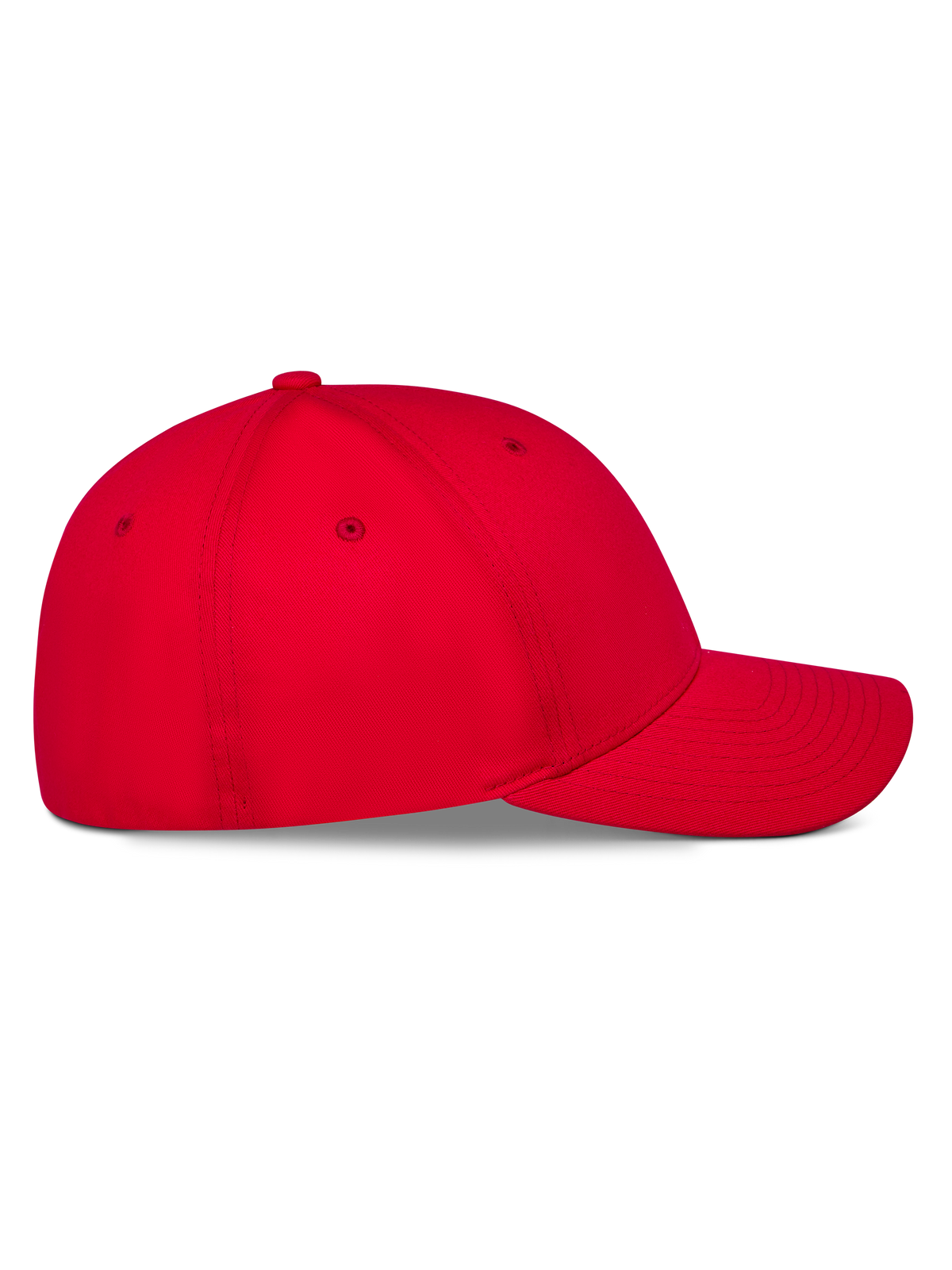 Alpinestars Pivot Kappe, Rot, Seitenprofil mit gebogenem Schirm und strukturierter Krone, Twill-Gewebe, lässige Motorsport-Sportbekleidung