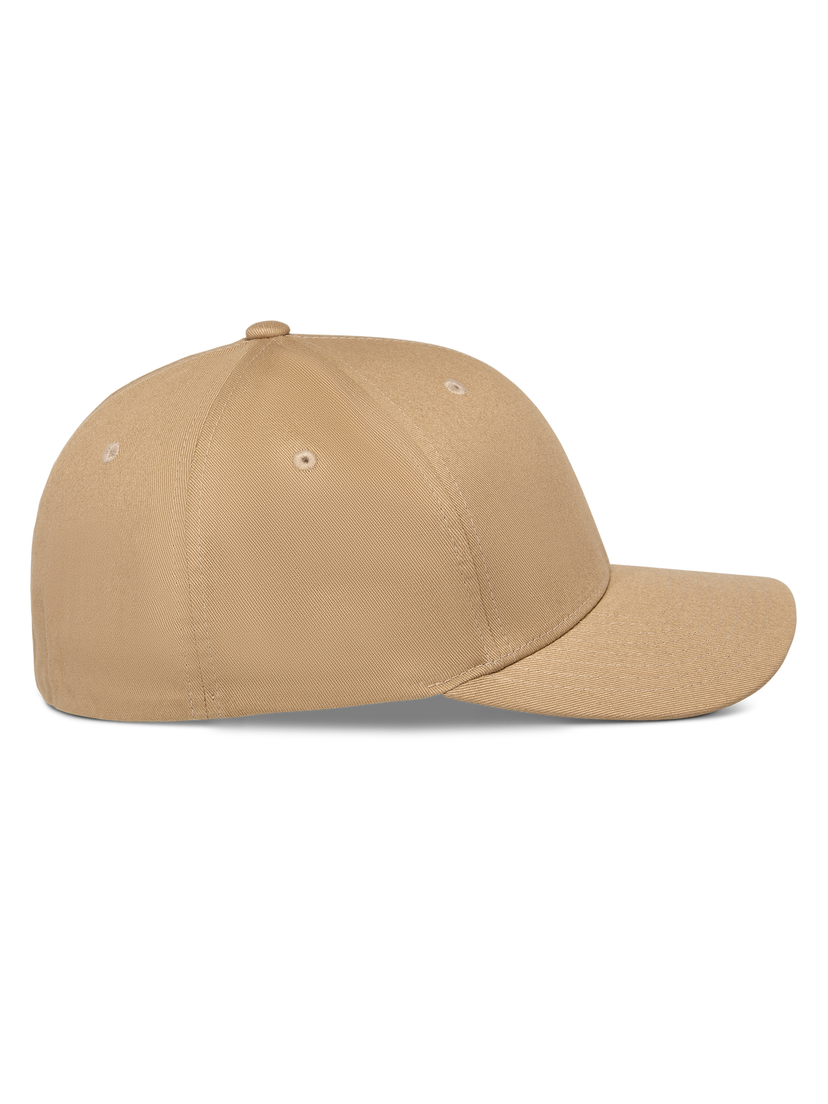 Casquette Alpinestars Pivot, casquette de baseball décontractée, Khaki sable, vue de profil avec visière courbée et couronne structurée, tissu en sergé durable, design sportswear minimaliste