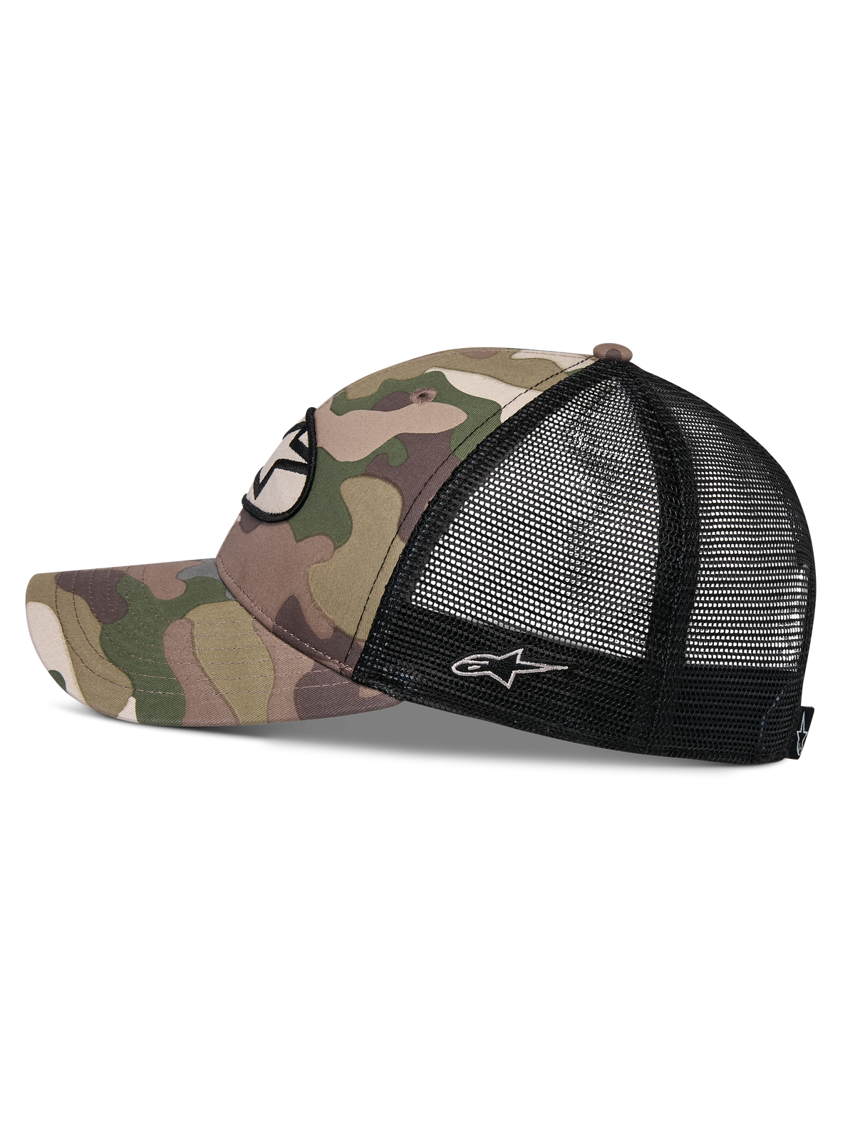 Oblique Camo Trucker-Hut