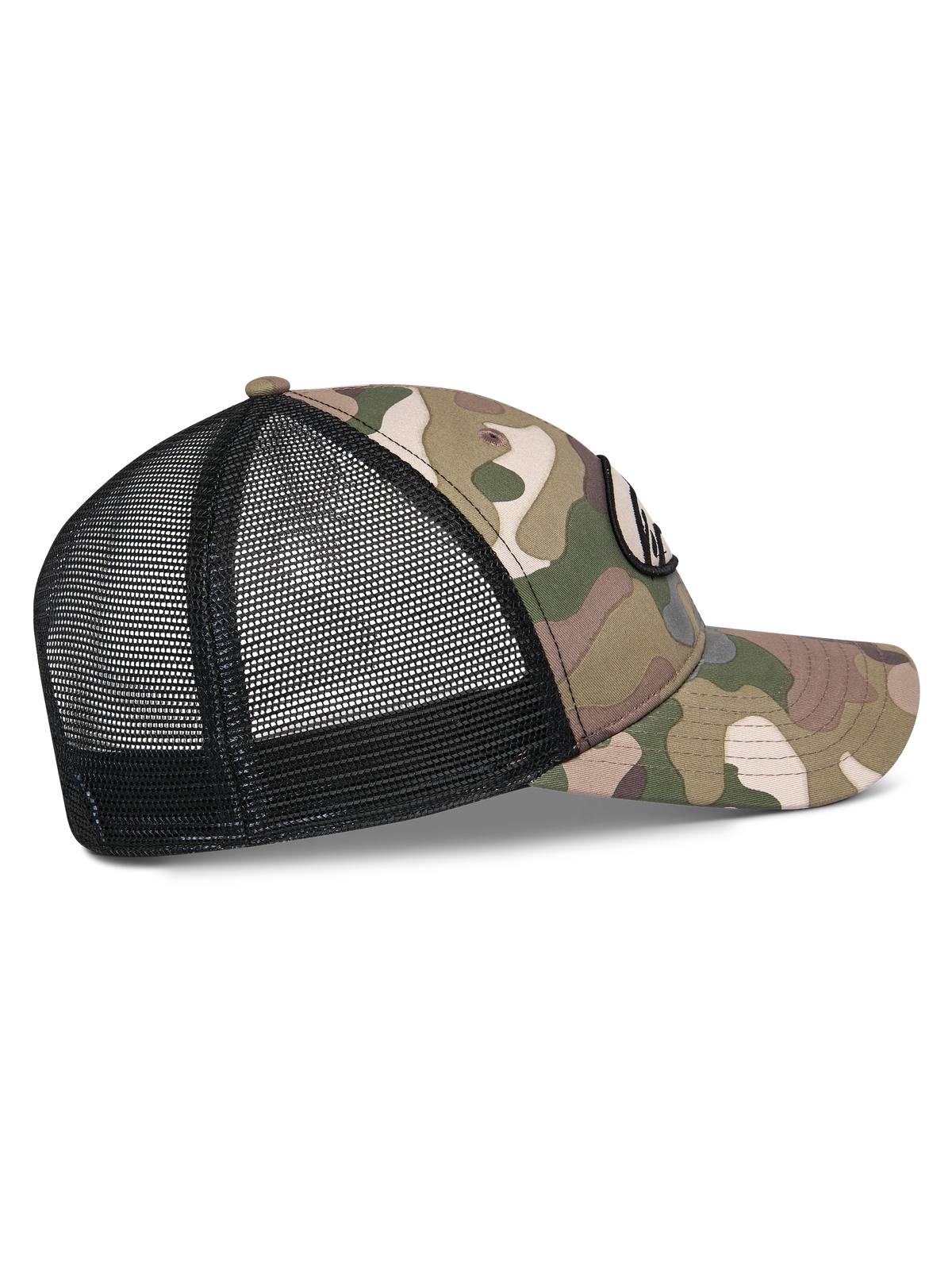 Oblique Camo Trucker-Hut