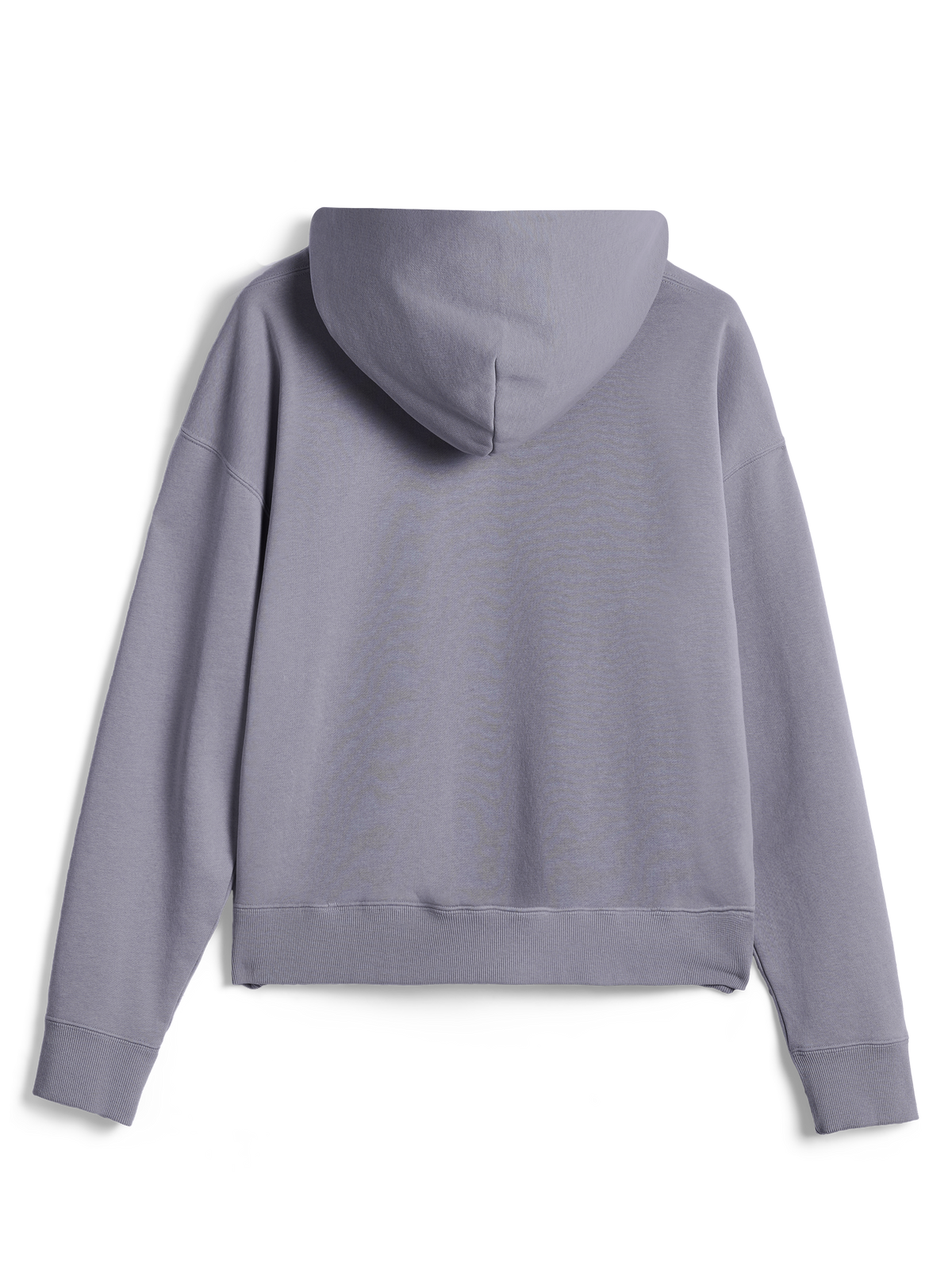 Sweat à capuche Alpinestars Essentials Ageless, streetwear décontracté, Silver, vue de dos d'un pull à manches longues, doté de poignets et d'un ourlet côtelés, design épuré et minimaliste avec finition de lavage à la pierre