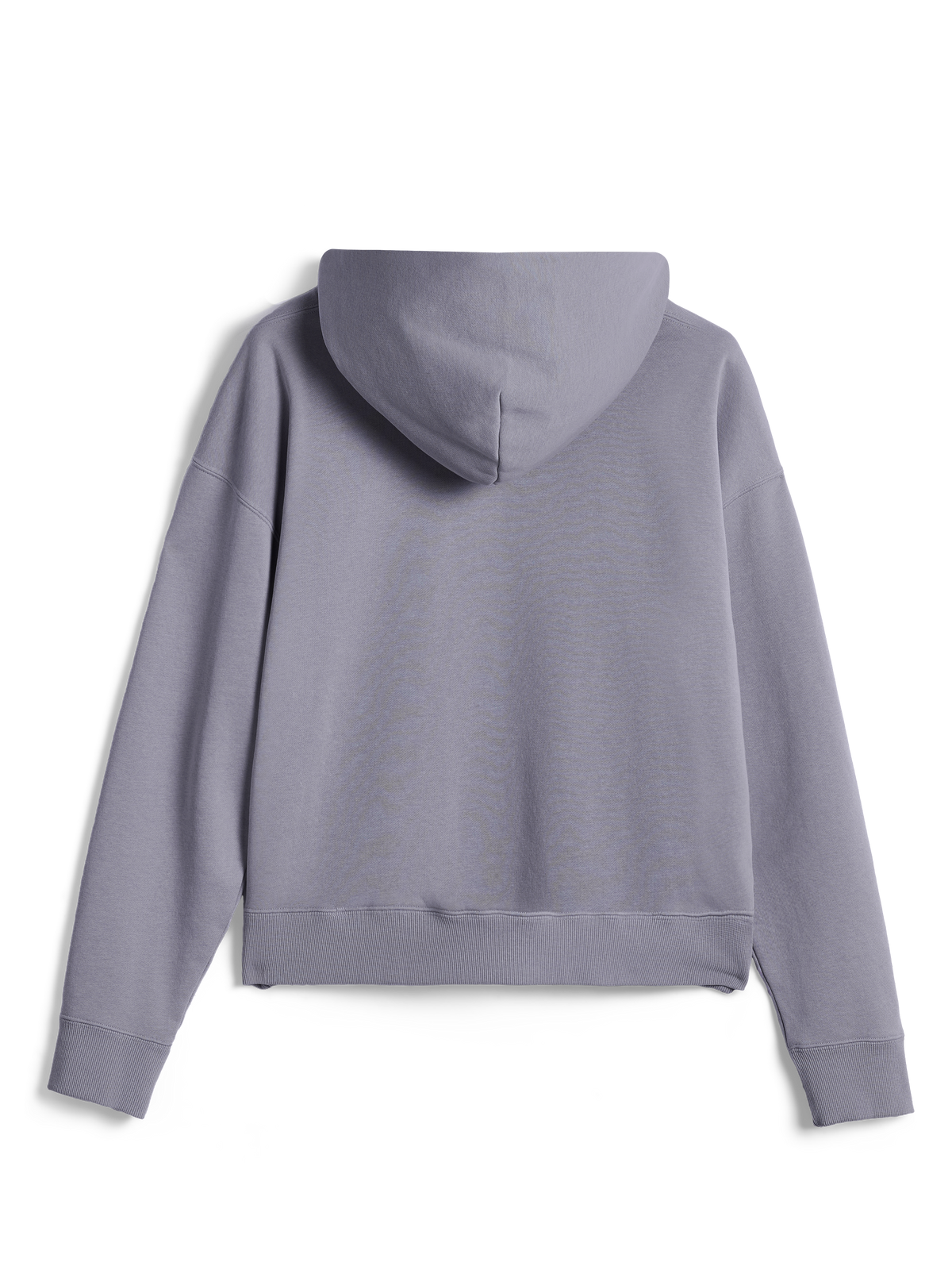 Sweat à capuche zippé Alpinestars Essentials Ageless, vue de dos, Silver, streetwear décontracté en polaire, coupe décontractée, poignets et ourlet côtelés, finition délavée à la pierre