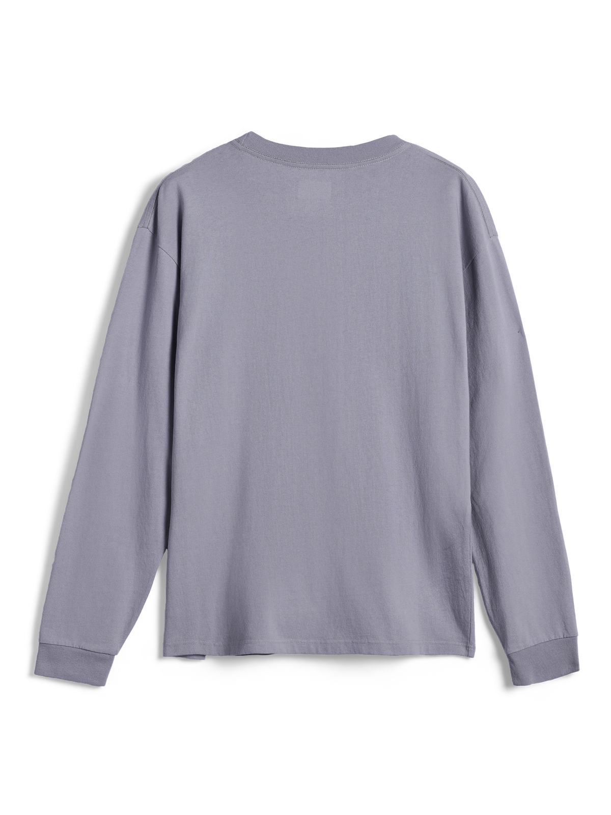 Alpinestars Essentials Ageless LS Tee, t-shirt à manches longues, argent, vue de dos, design épuré avec col rond et poignets côtelés, jersey 100 % coton biologique, coupe décontractée contemporaine