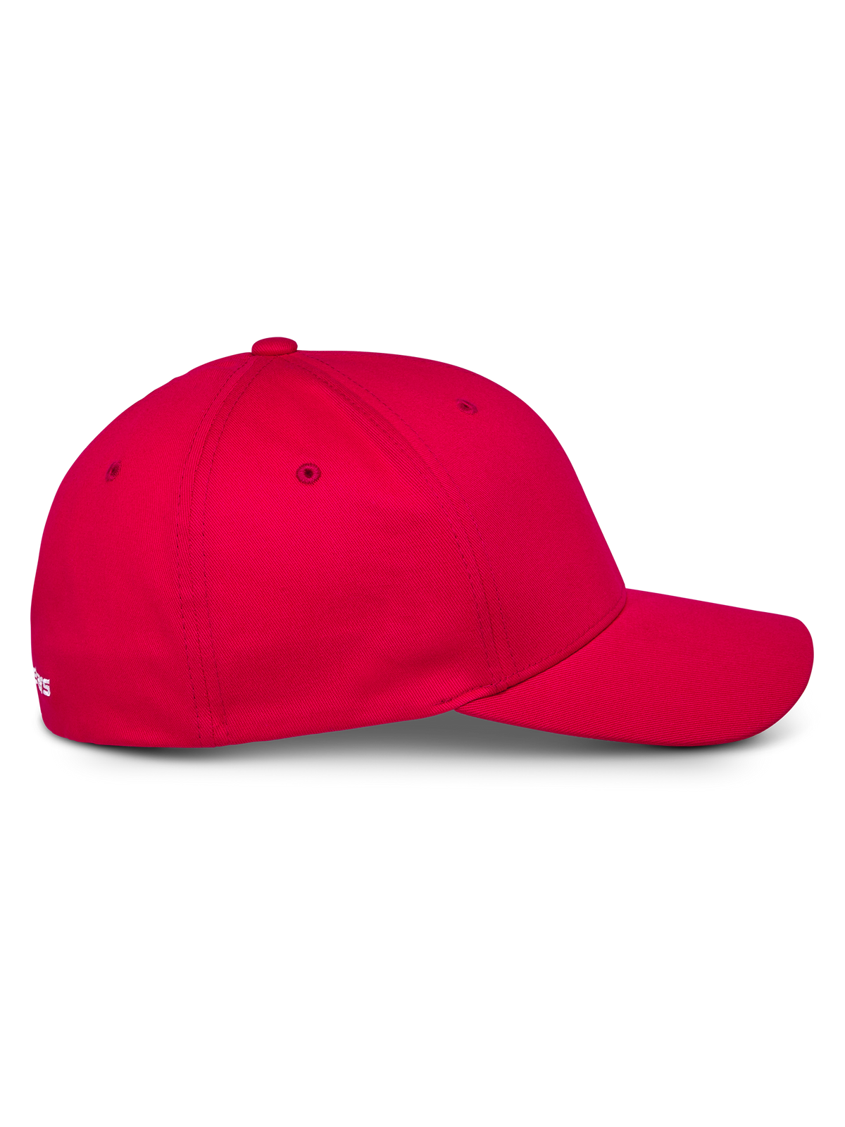 Alpinestars Corp Shift Multi pet, rood, baseballcap, zijaanzicht met gebogen klep en gestructureerde kroon, stretch twill stof, casual motorsport hoofdbedekking