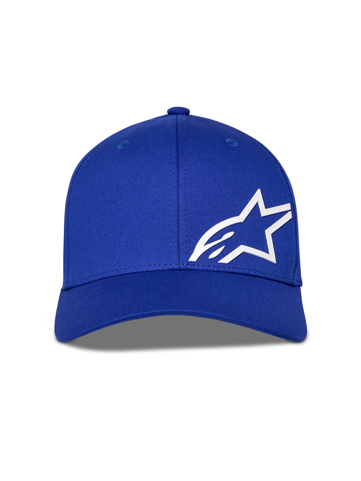 Casquette Alpinestars Corp Shift Multi, bleue, casquette de baseball avec logo Astars 3D blanc sur le devant, couronne structurée et visière courbée, couvre-chef de style motorsport décontracté