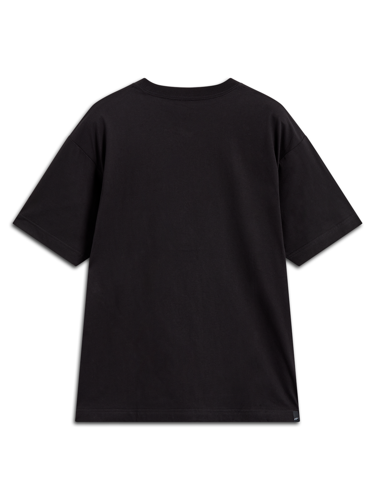 Alpinestars Chalk Oversized CSF Tee, zwart oversized sport-T-shirt met korte mouwen, achteraanzicht.
