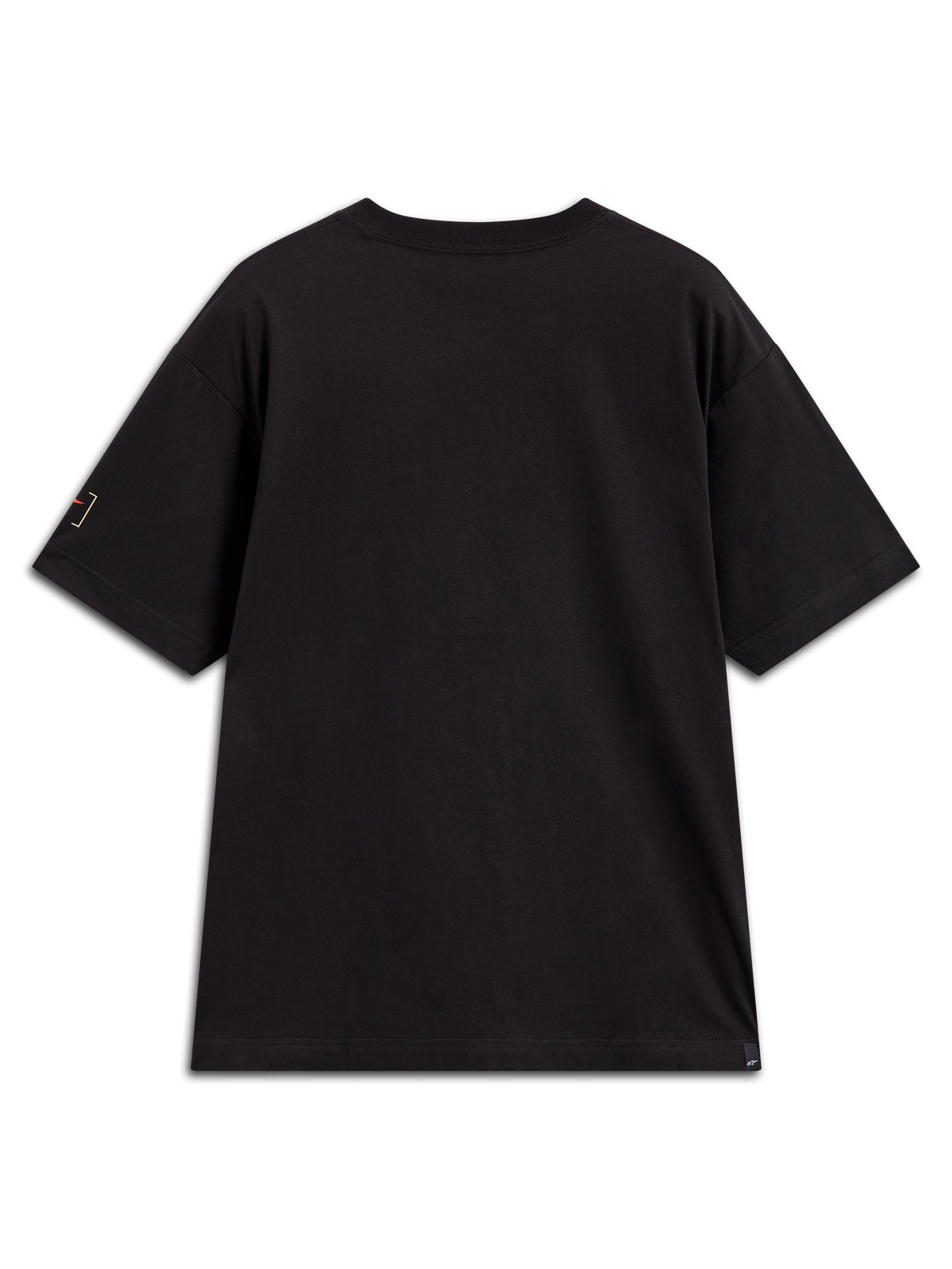 Alpinestars Infinity Oversized CSF Tee, t-shirt à manches courtes, noir, vue de dos, style sportswear avec détail du logo sur la manche