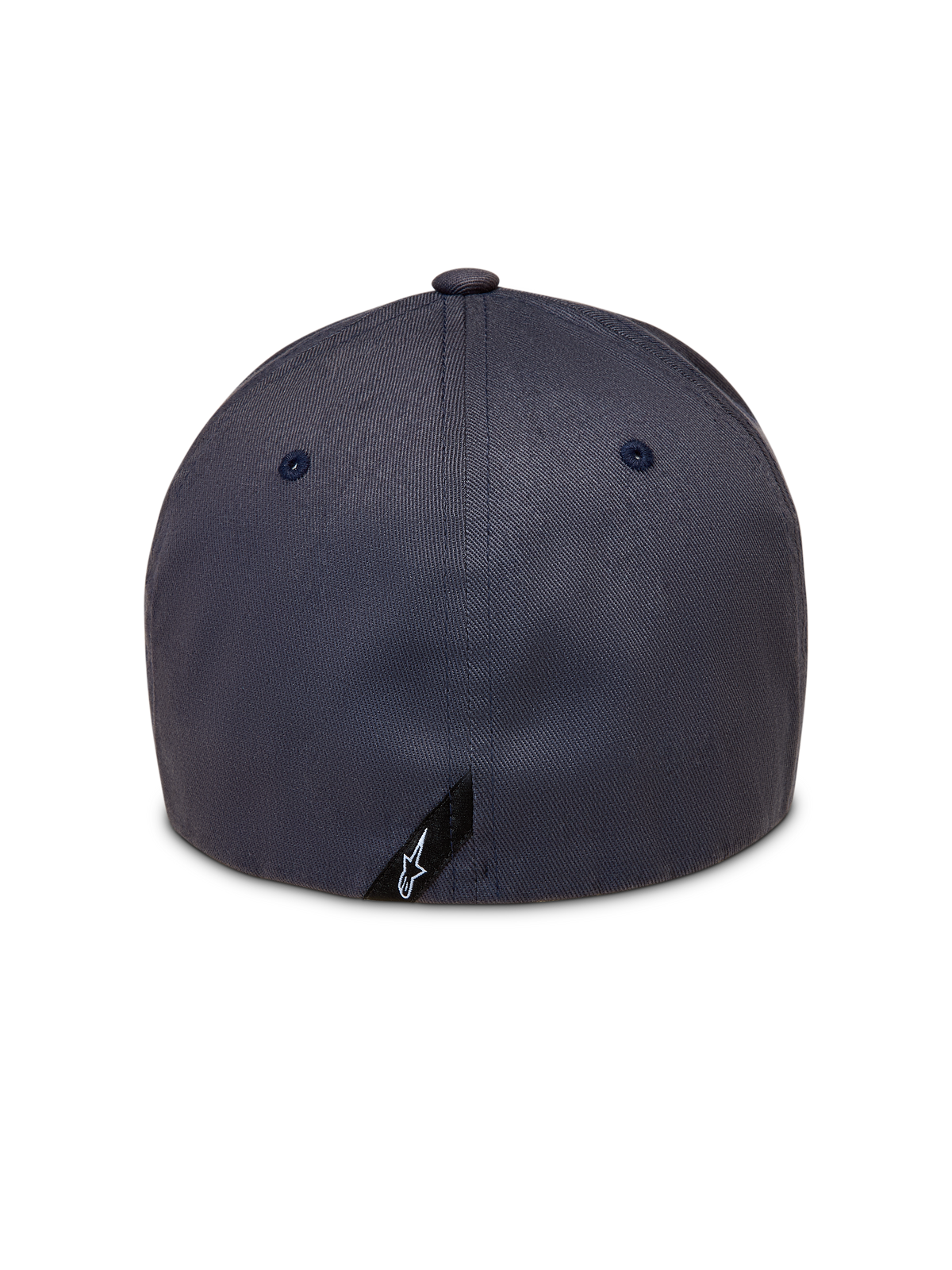 Alpinestars Maze Kappe, Sportswear Flex-Back Cap, Dunkelgrau, Twill-Material, Rückansicht mit Astars Logo-Detail.