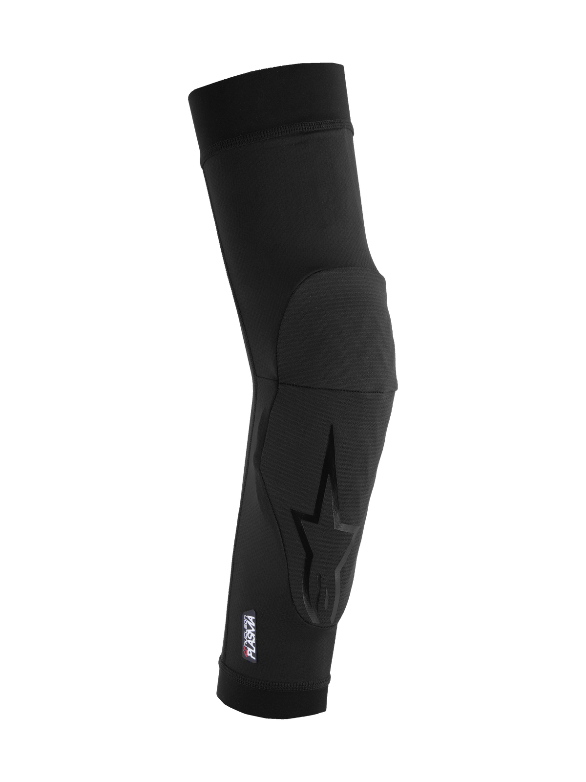 Alpinestars A-Motion Plasma Ellbogen-Ärmel, Schwarz, MTB-Ellbogenschoner mit Nucleon Plasma Aufprallschutz, atmungsaktives Mesh-Slip-On-Design, ergonomische Passform, dezentes Stern-Logo, leichter Schutz für Offroad-Radsport