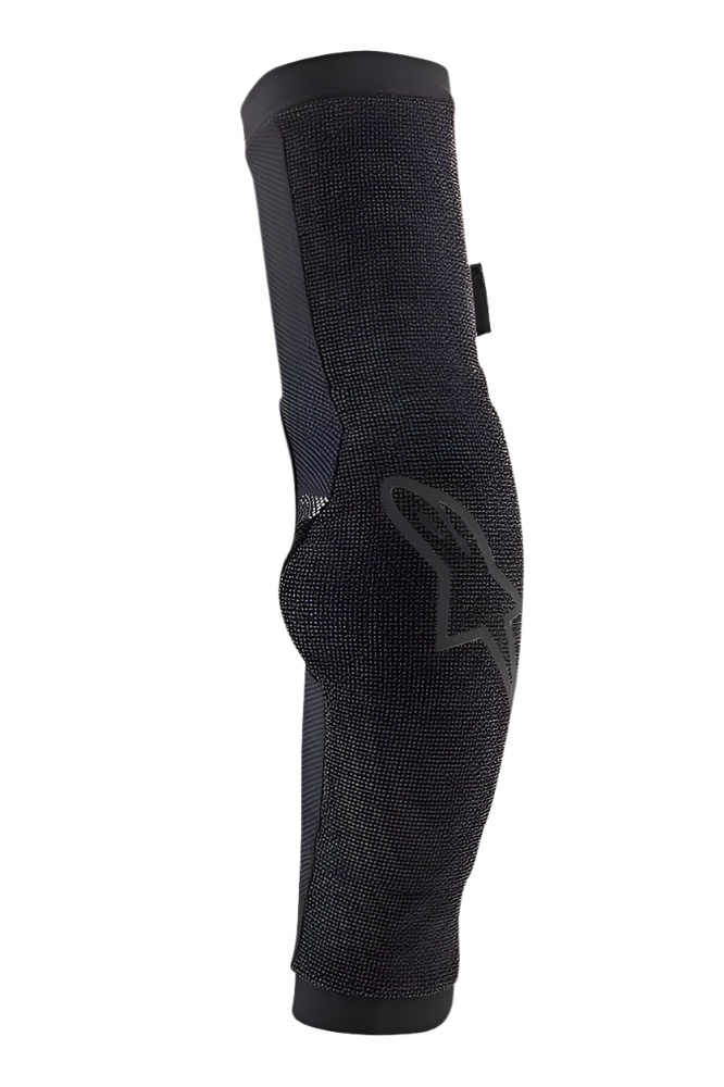 Alpinestars Paragon Pro Ellbogen-Protektor, Schwarz, Leichter Slip-On-Radsport-Schutz mit atmungsaktiver Mesh-Konstruktion, ergonomisch vorgeformtem Design und schwarzem Alpinestars-Logo