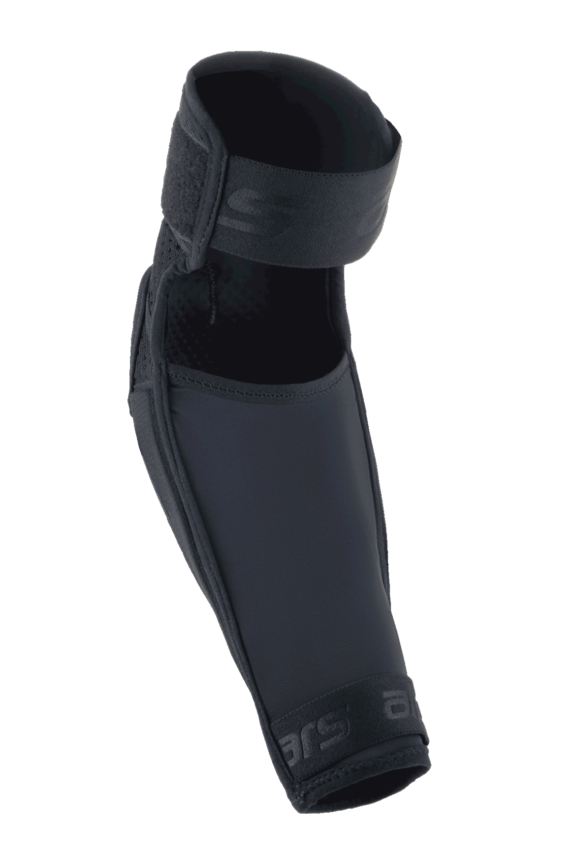 Alpinestars A-Impact Plasma Elite Elbow Protector, protection de coude, noir, doté d'un système de fermeture à double sangle, design ergonomique pré-courbé, construction en textile mesh et ripstop, protection haute performance pour le VTT