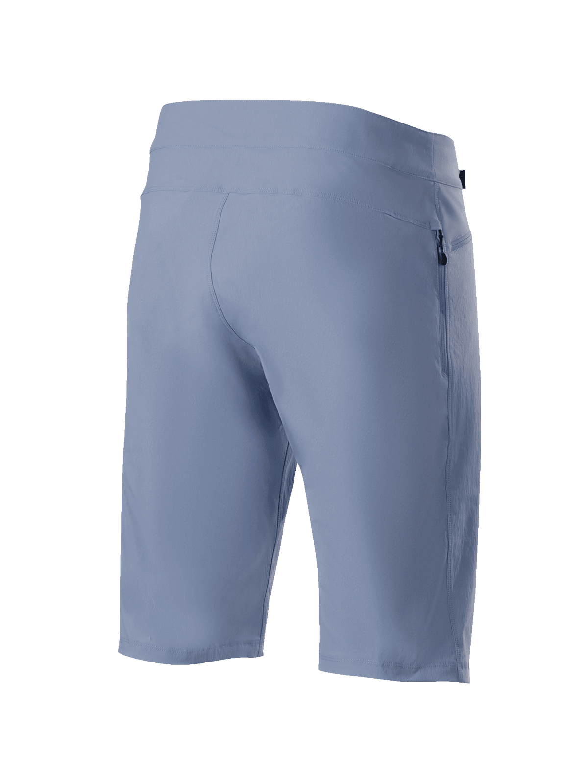 Short Alpinestars A-Dura, Bleu Infinity, short de VTT, vue arrière avec poche zippée et tissu technique extensible, équipement tout-terrain durable