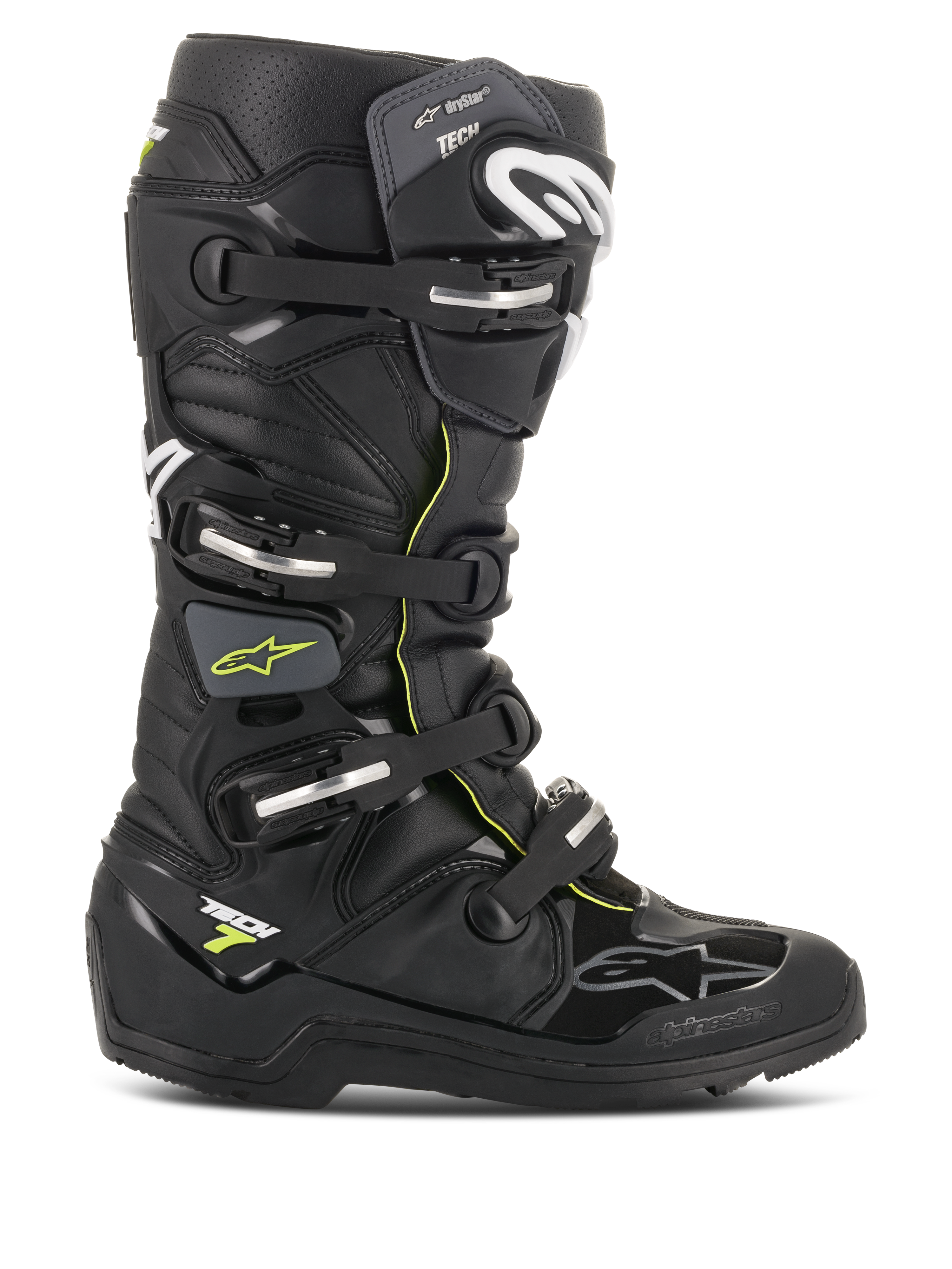 Tech 7 Enduro Drystar® - Black MX Boots | Alpinestars®