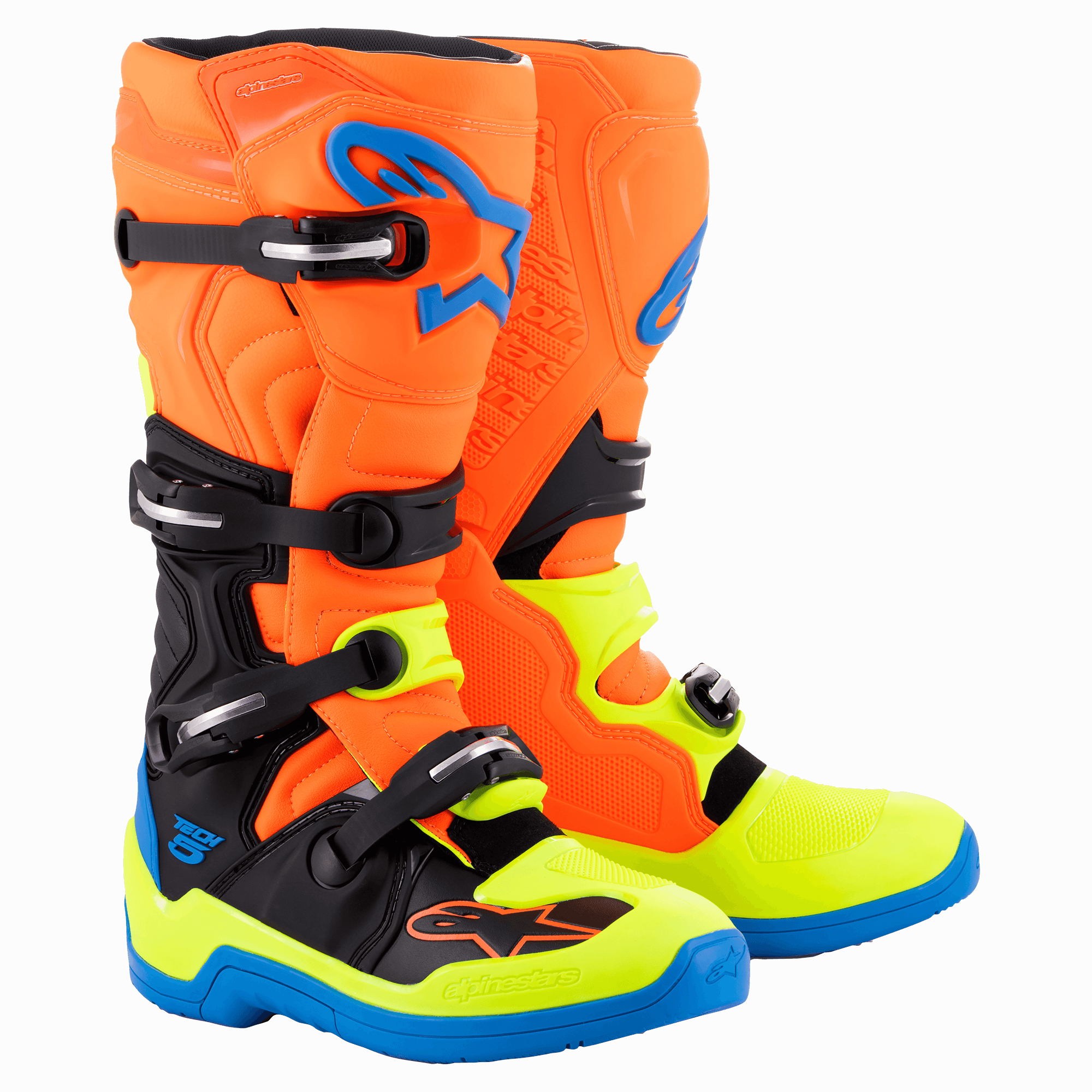 Tech 5 Boots BLUE MOTOCROSS Boots Alpinestars
