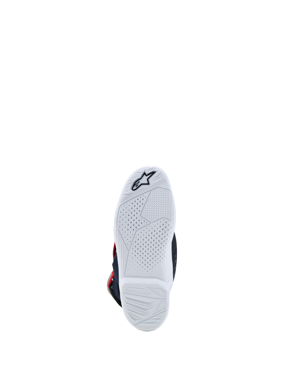 Alpinestars Tech 7S Junior, bottes de motocross pour enfant, semelle blanche remplaçable à haute adhérence.