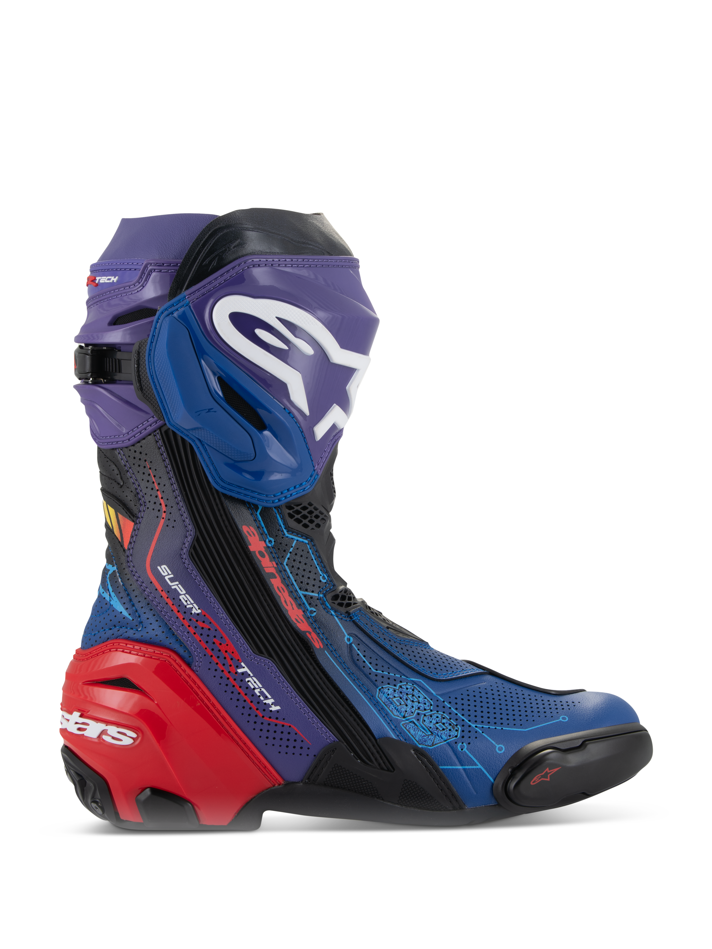 Supertech R LE Martinator R01 Vented - Blue Motorcycle Boots