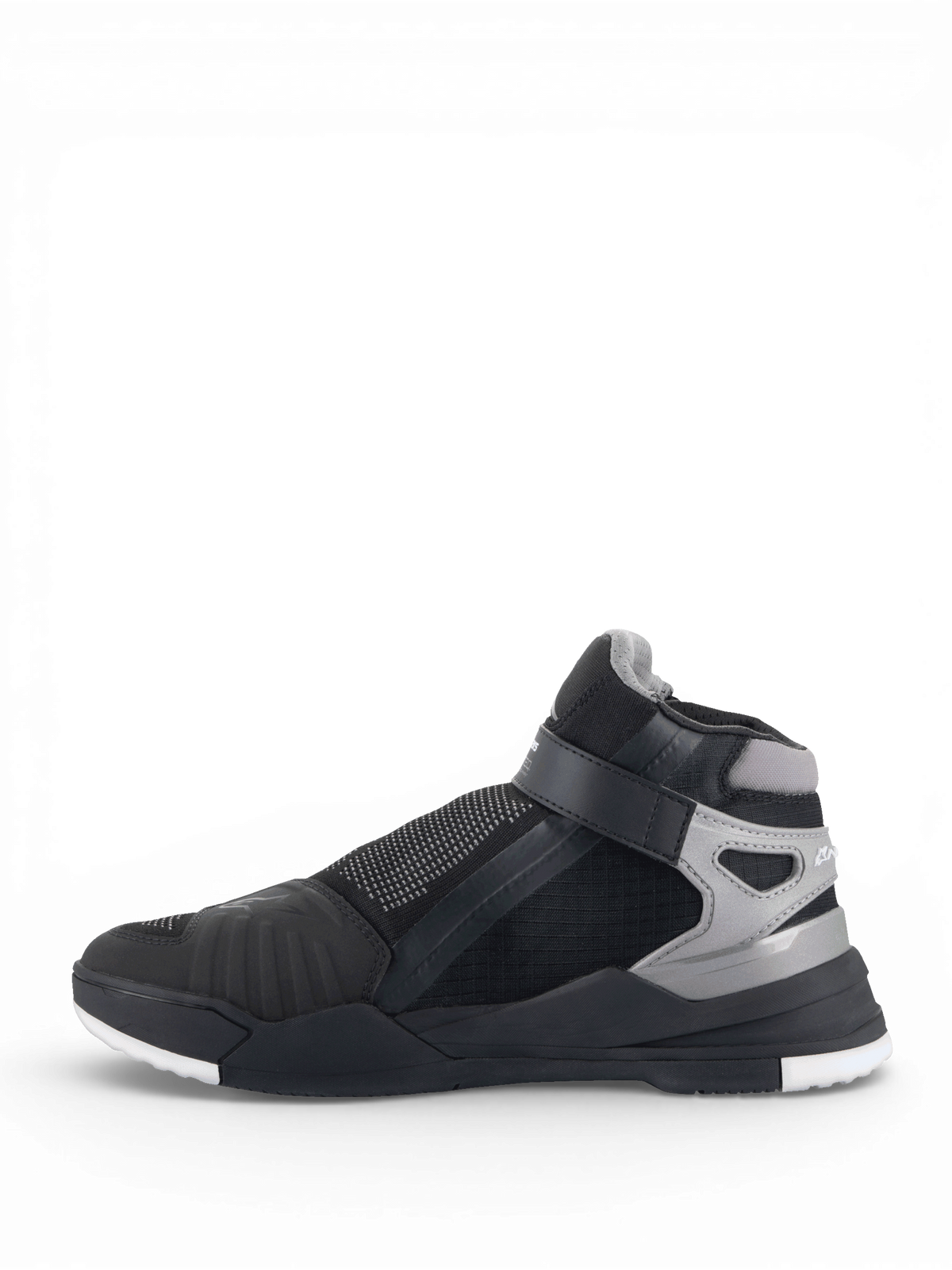 Alpinestars Speedflight Street motorlaarzen, zwart en grijs, urban schoenen met mesh en klittenbandriem voor dagelijks rijden.