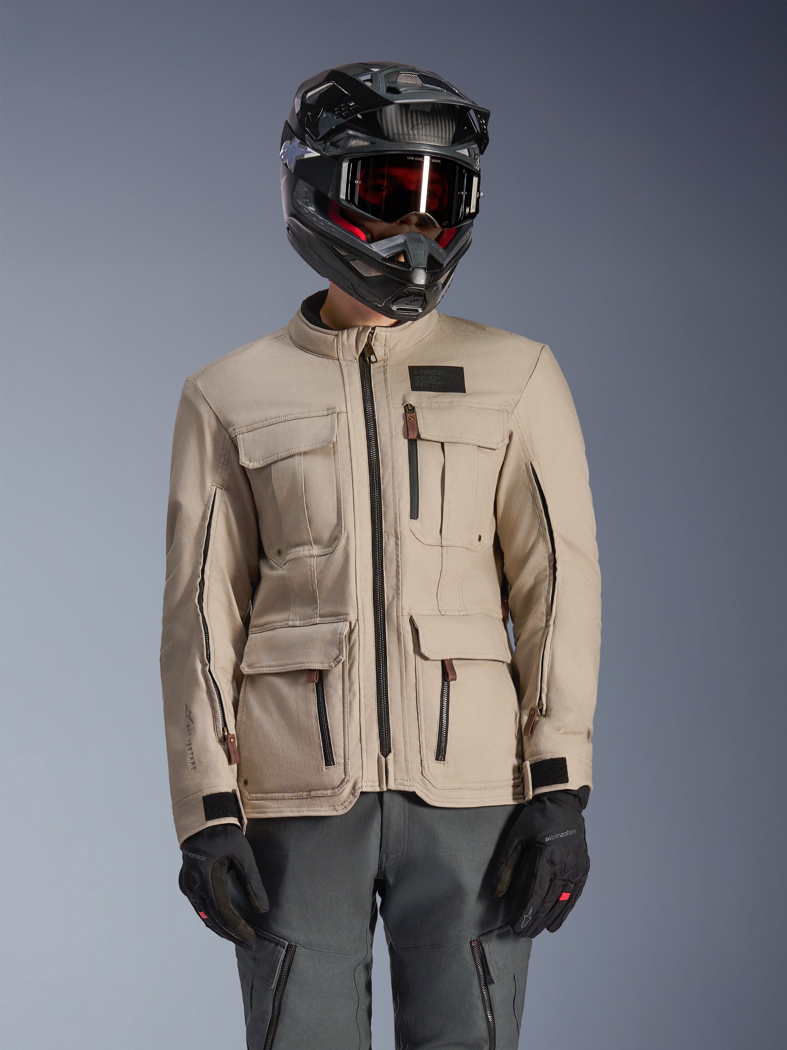 Borrego Drystar® - Gray Motorcycle Jacket | Alpinestars®