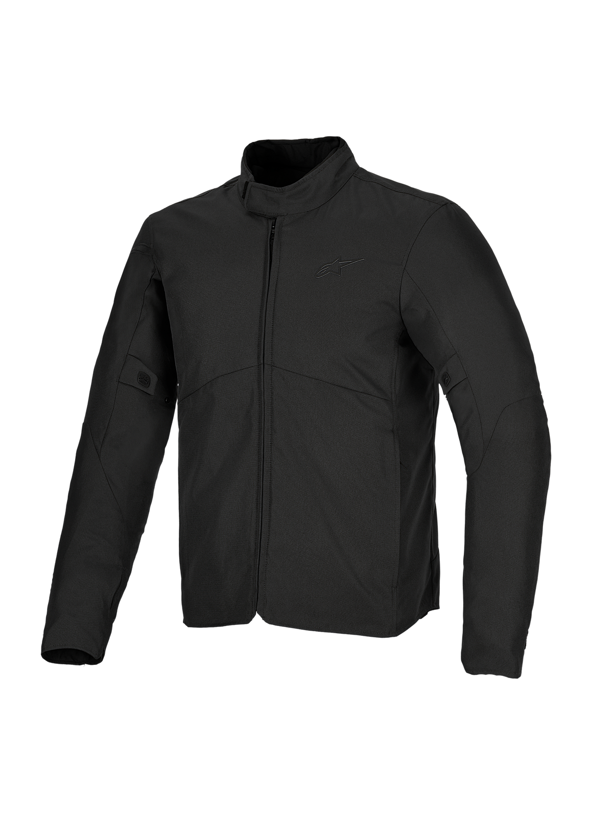 Alpinestars C-1 Waterproof Jacket, Men's Black motorcycle textile jacket featuring CE-certified protection, waterproof membrane, and a contemporary tech lifestyle design