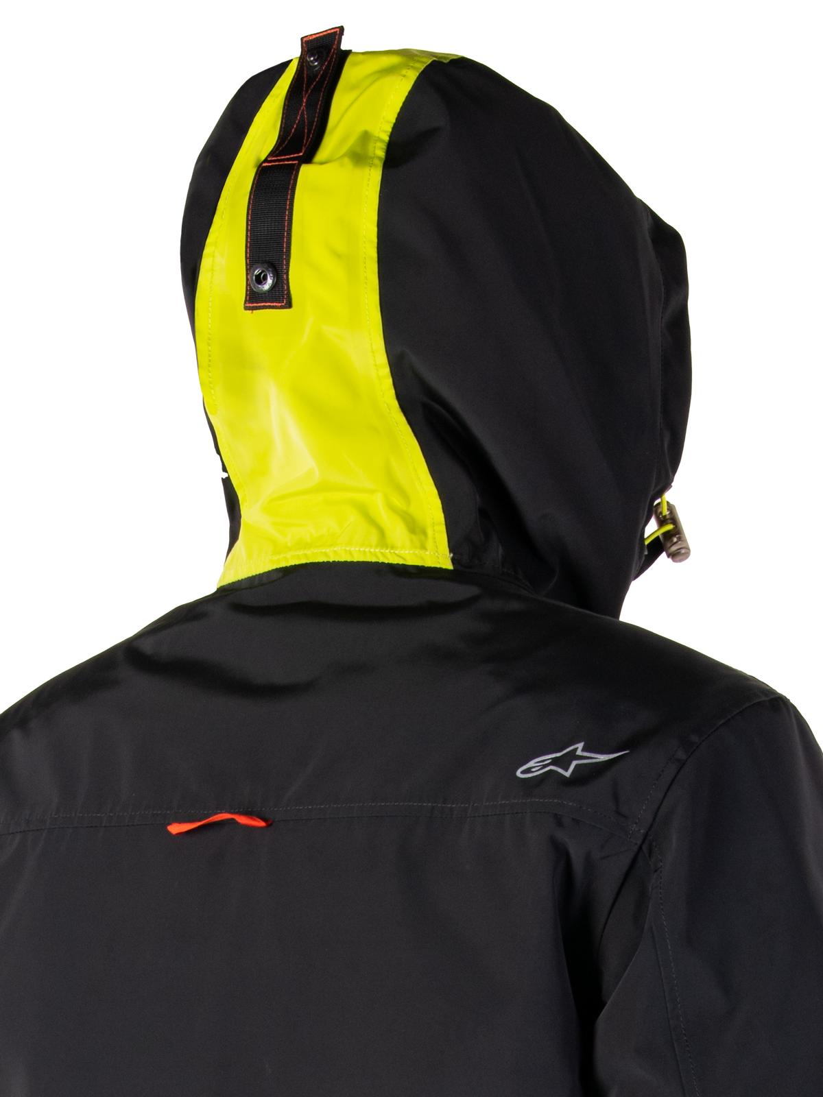 Alpinestars Mootant Wasserdichter Parka, Motorradjacke, Lime Punch Schwarz, modulares 3-in-1-Design mit Kapuze, utilitaristischer Militärstil, Textilmaterial