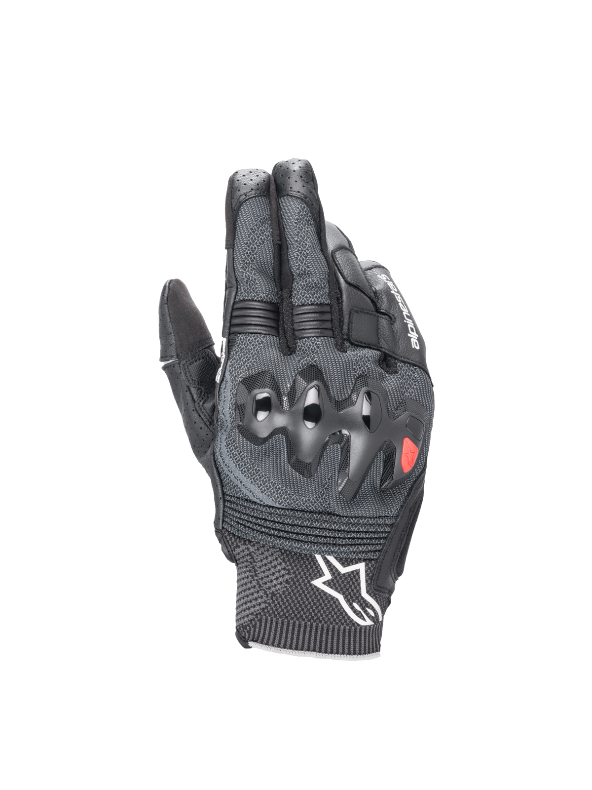 Alpinestars Morph Sport Handschuhe, Motorradhandschuhe für Herren, Schwarz und Grau, mit MorphTech Weave-Konstruktion und integriertem Knöchelschutz, CE-zertifiziert