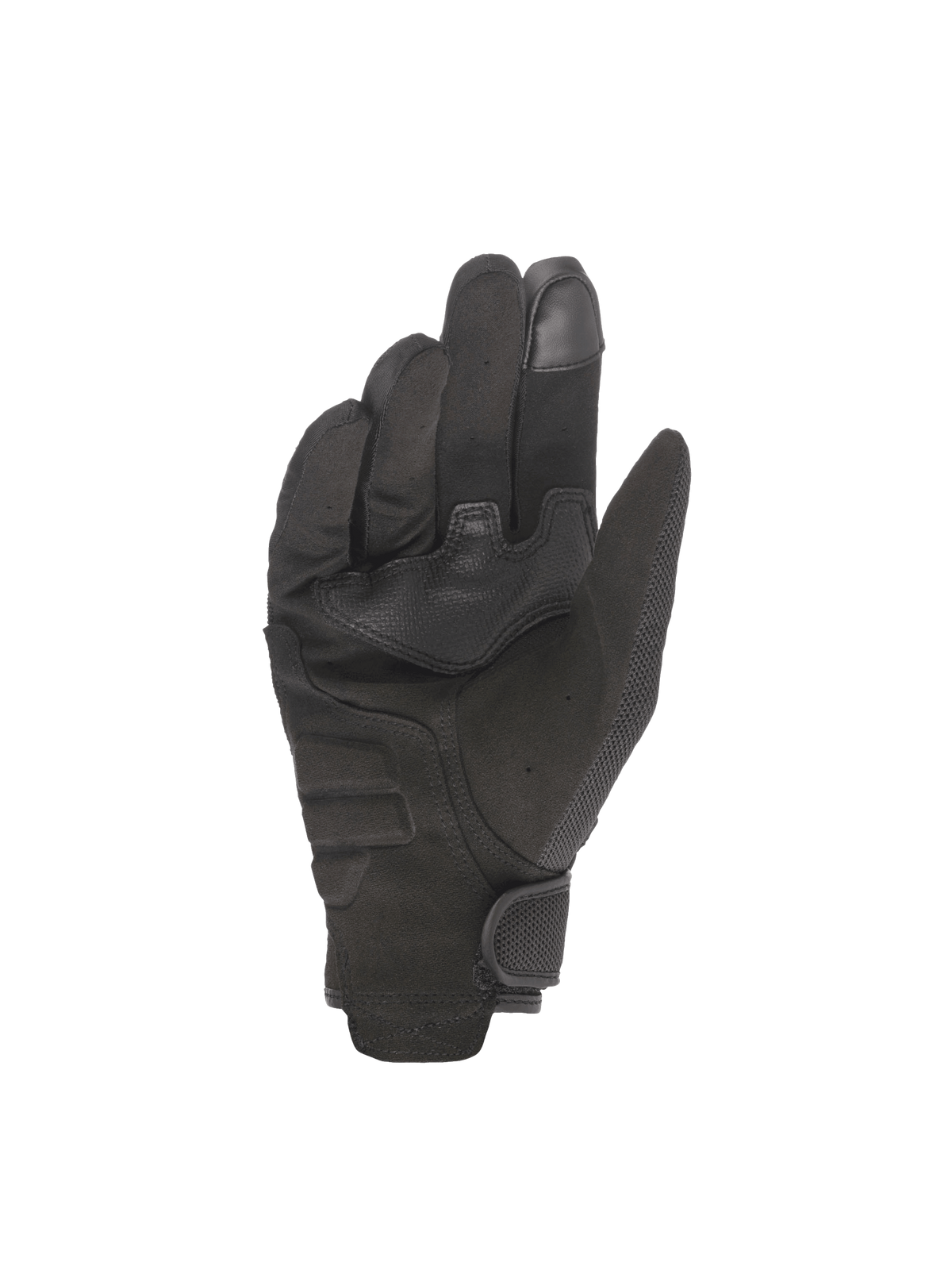 Alpinestars Stella Copper dames motorhandschoenen, zwart, urban stijl met synthetisch suède palm en touchscreen-vingertoppen.