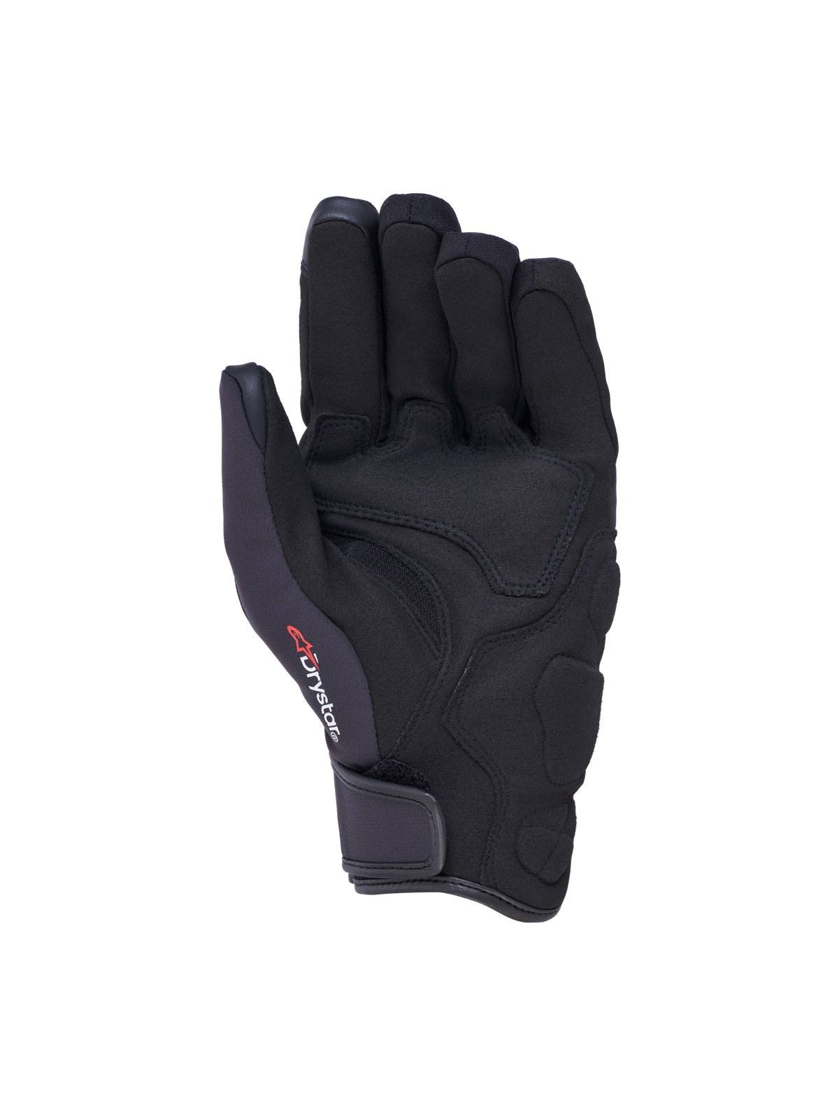 Alpinestars Stella Ignite Drystar Insulated Gants, gants de moto étanches pour femme, vue de la paume, noir, dotés d'une technologie Drystar et d'un renfort en daim synthétique