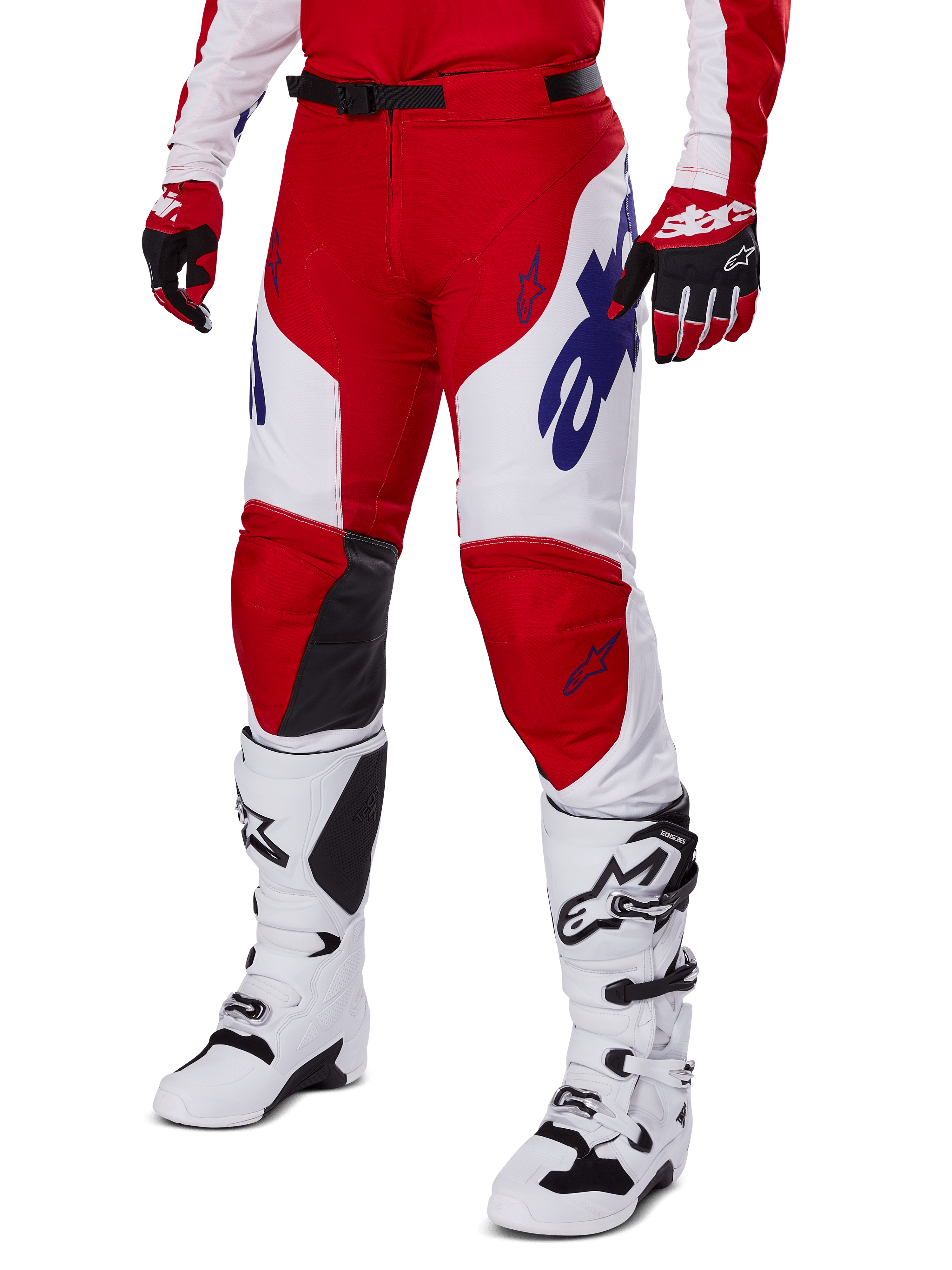カズちん FILA ジップアップジャケット レッド/アイボリー 2025 Racer Veil - Bright Red MX Pants | Alpinestars®
