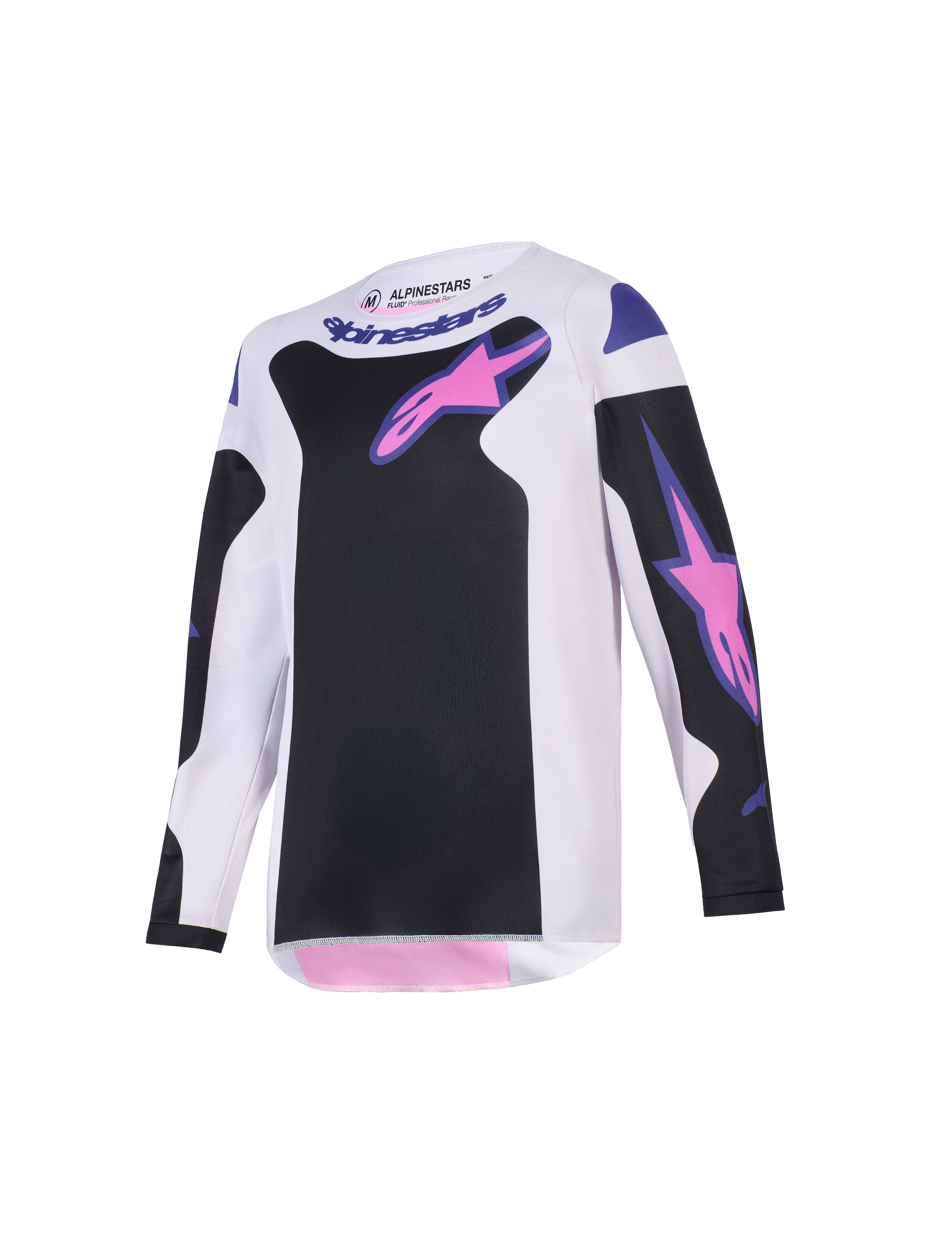 2026 Youth Fluid Grid - Black MX Jersey | Alpinestars®