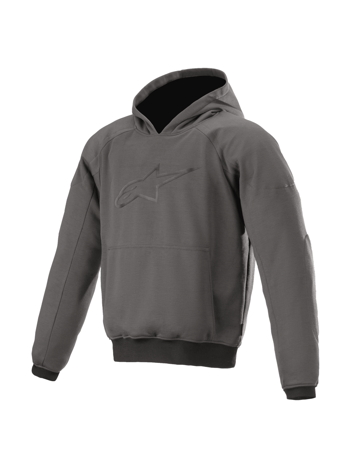 Alpinestars Ageless Hoodie, veste de moto urbaine pour homme, gris asphalte, protections Nucleon intégrées, style décontracté
