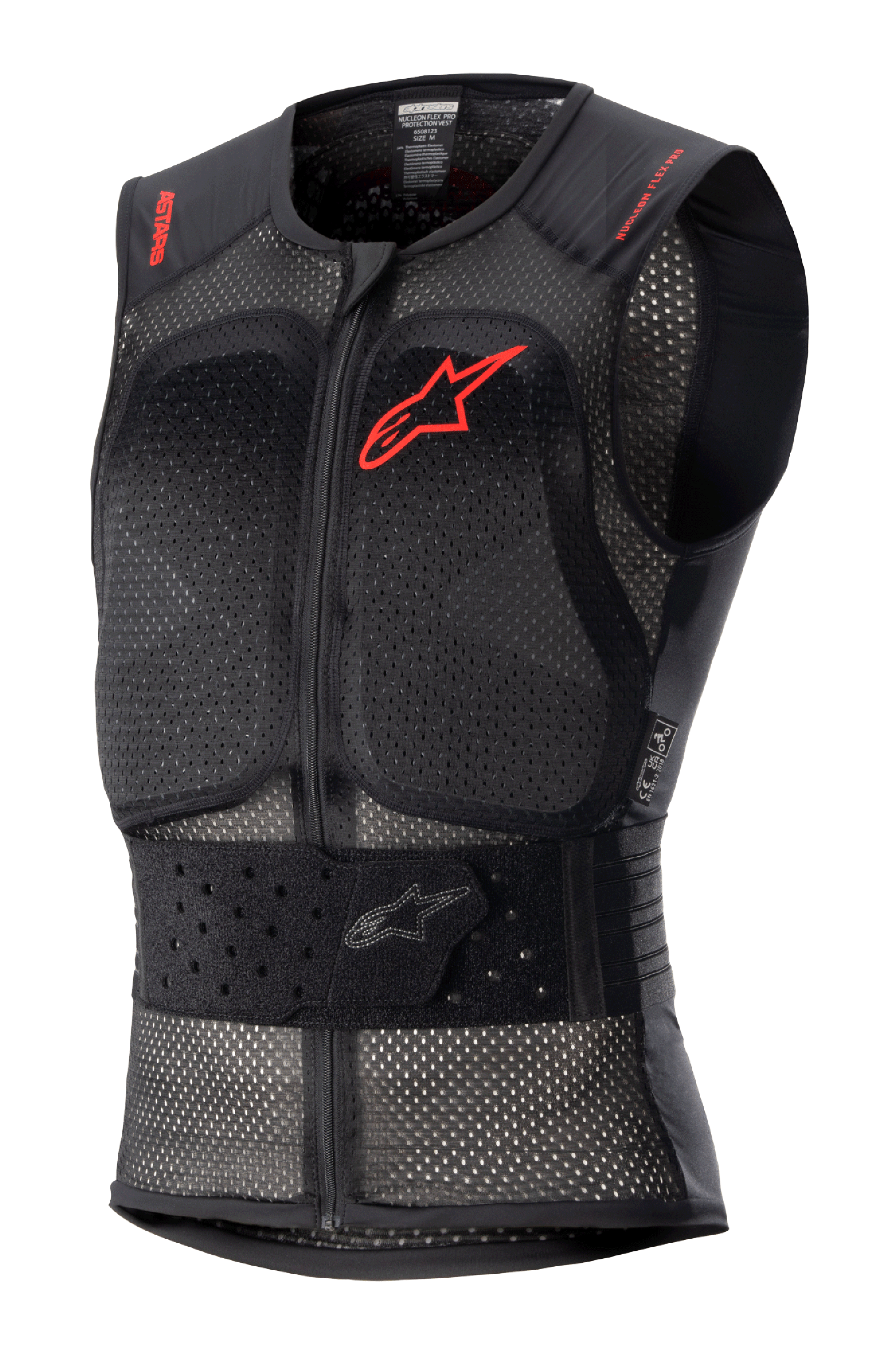 Yuanu Gilet De Protection Moto Armure Poitrine Dos - Taille L - Pare Pierre Cyclisme Snowboard Noir