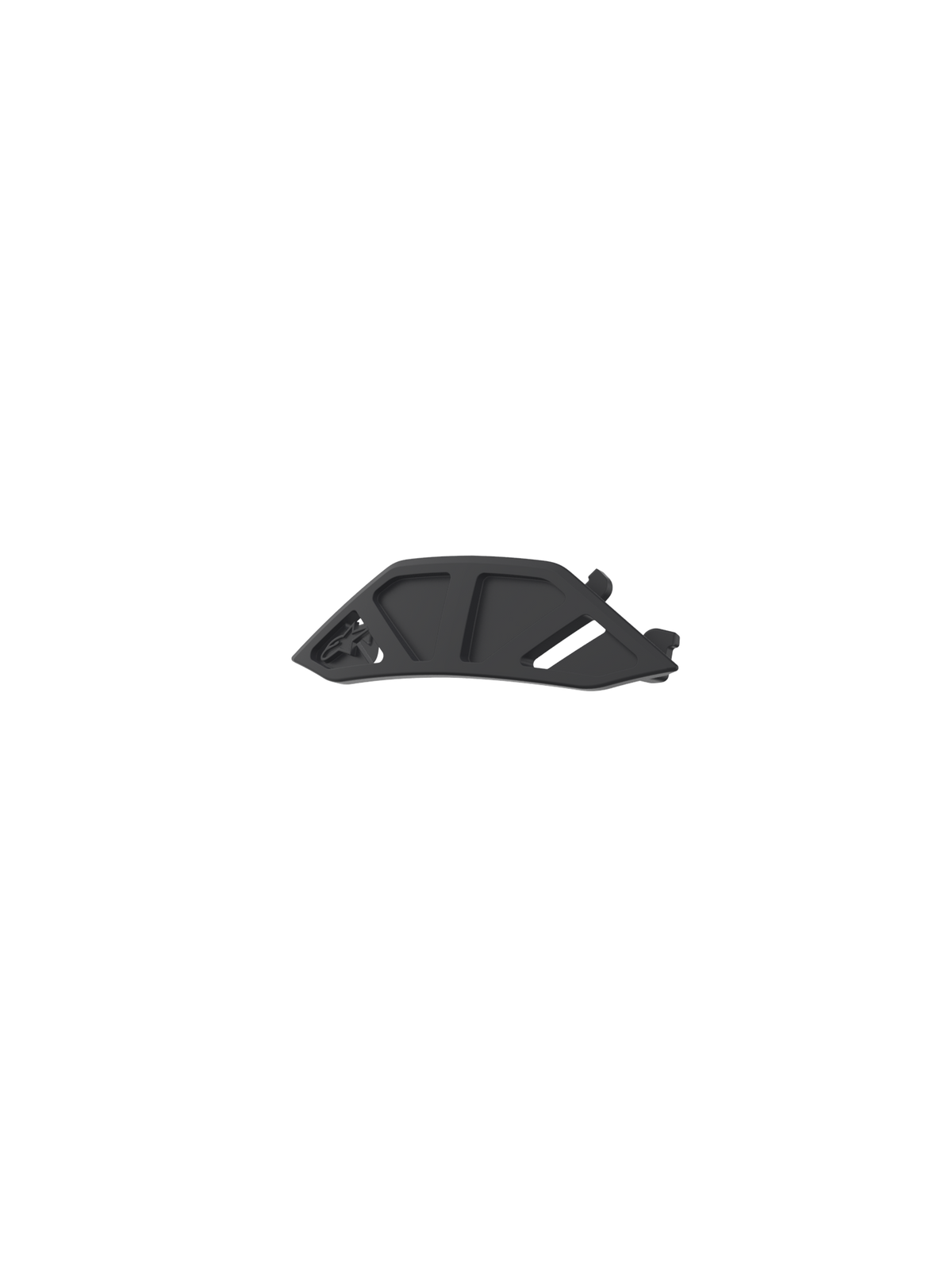 Alpinestars Vision 8-5-3 neusstuk reserveonderdeel, zwart, kunststof accessoire voor motorcrossbrillen.