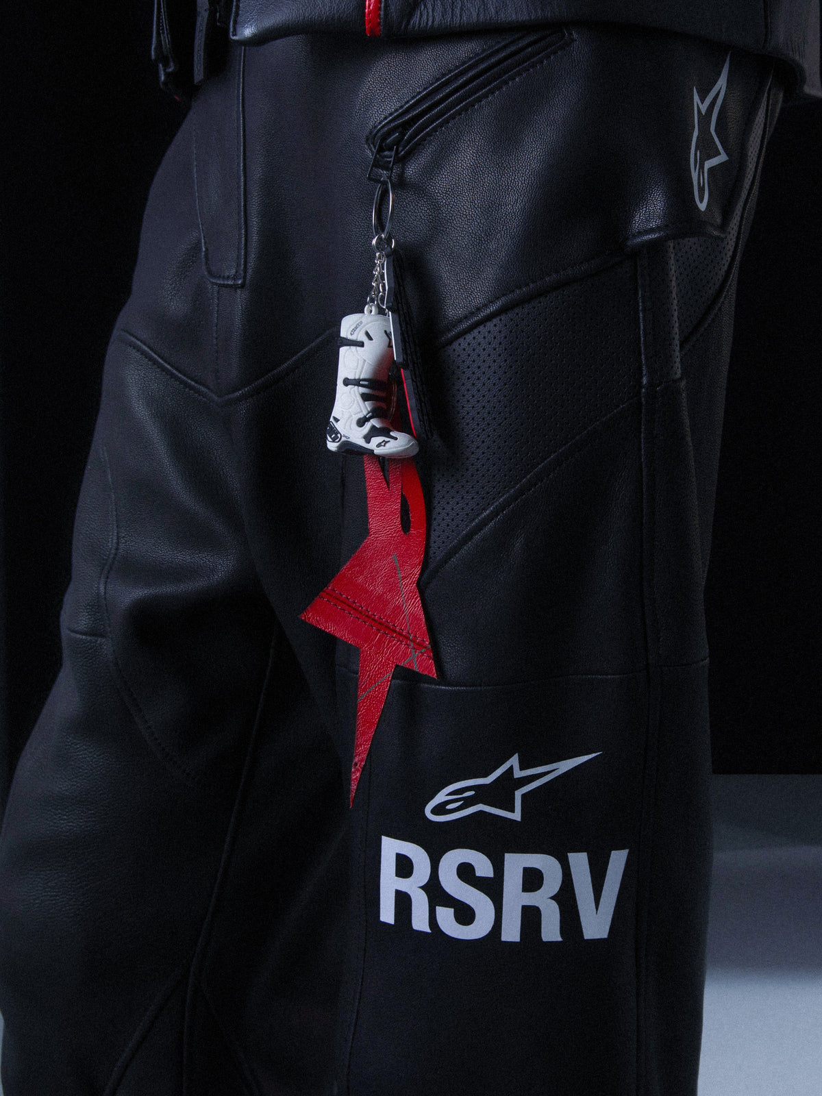 Pantalon En Cuir RSRV Neo Bat