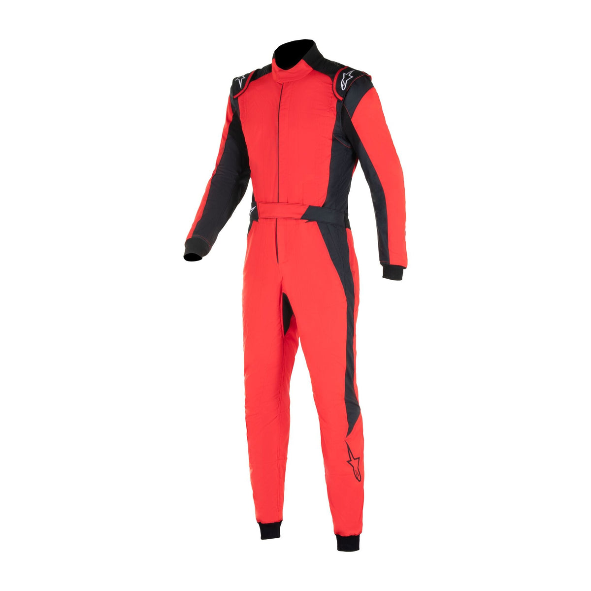Alpinestars GP Pro Comp V2 Anzug - FIA, Auto-Rennanzug für Herren, Rot und Schwarz, FIA-zertifiziert, mehrlagige Konstruktion mit atmungsaktivem Aramid-Basisstrick und Silikon-Grip-Technologie