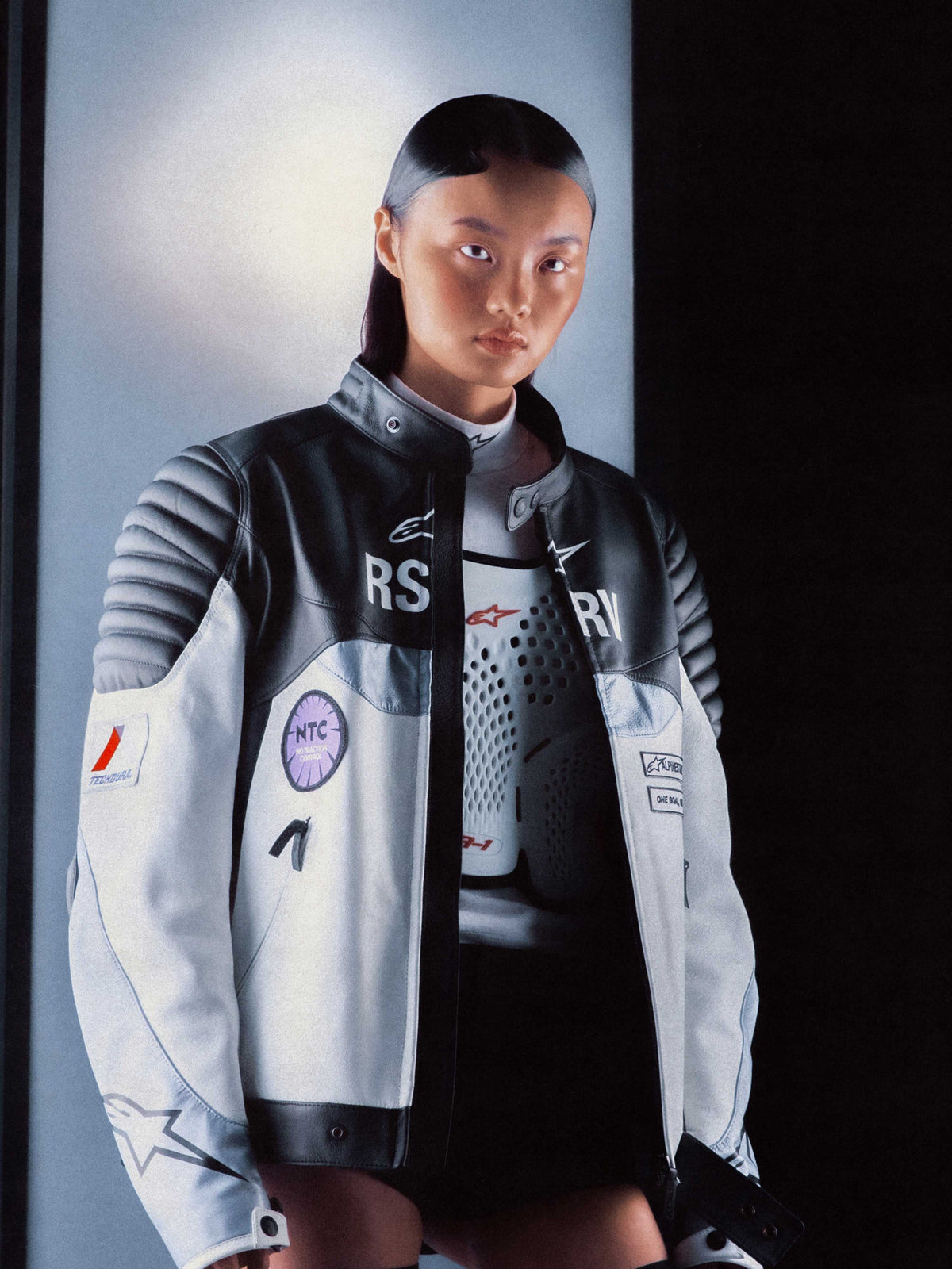 Veste En Cuir RSRV Threadline