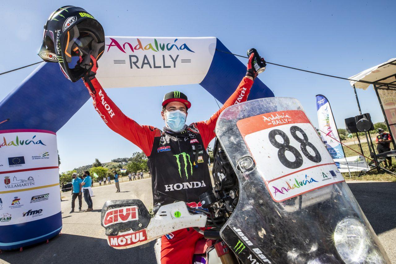 Joan Barreda Powers zum Gewinn von Andalucia -Rallye; Pablo Quintanilla behauptet den letzten Podiumsplatz mit starkem dritten Platz