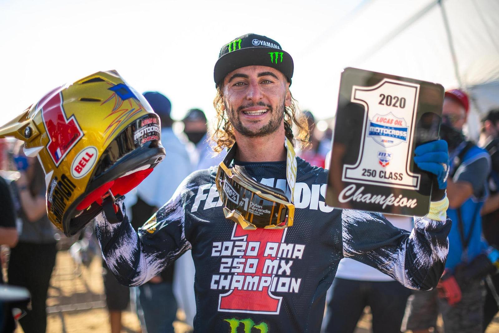 Dylan Ferrandis est couronné champion AMA 250mx à Pala