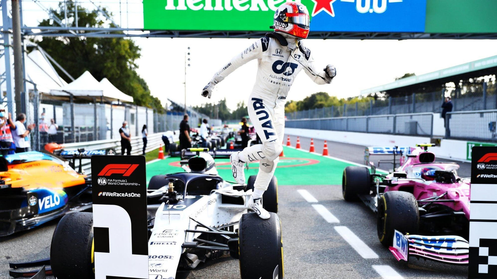 Pierre Gasly attrape la première victoire de Formule 1 à Monza