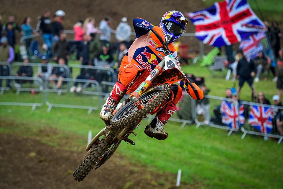 Jeffrey Herlings à la chasse à la victoire de MXGP avec une forte performance au bassin de Matterley, en Angleterre,