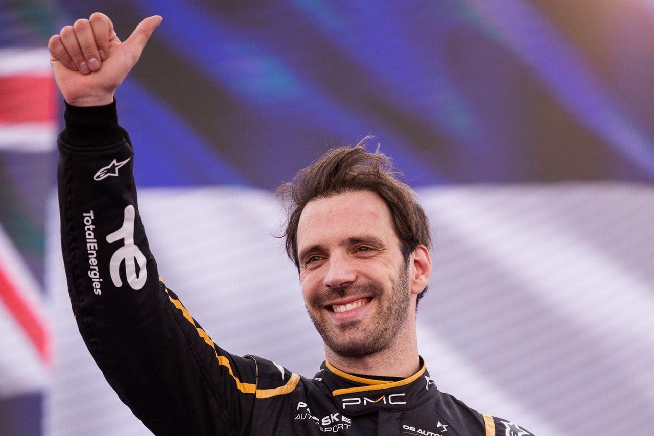 Jean-Eric Vergne triomphe dans la formule E E-Prix de la formule E à Hyderabad, Inde