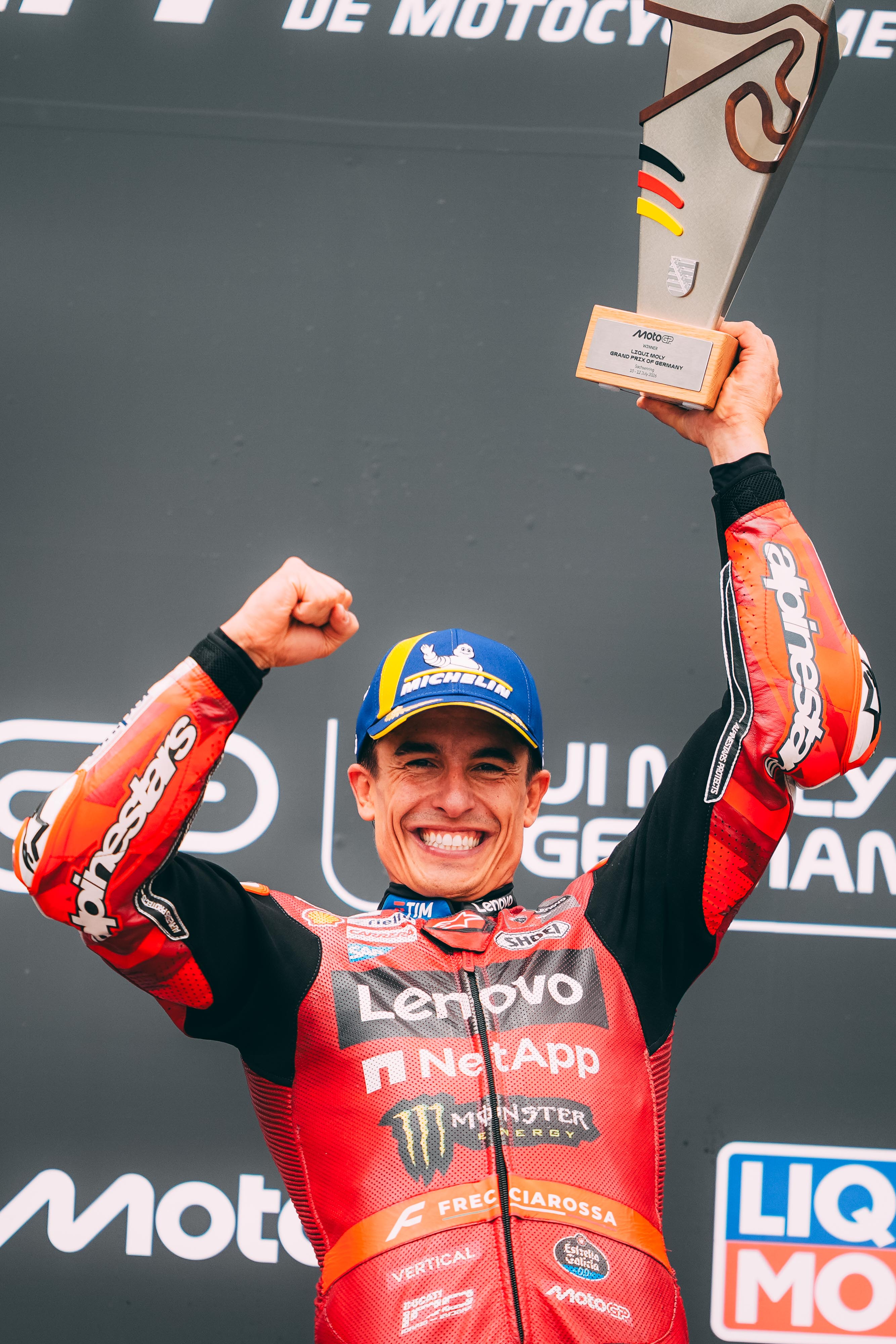 ALPINESTARS TOP SEVEN LOCK-OUT AS MARC MARQUEZ DOMINATES MOTOGP RACE AT SACHSENRING, GERMANY