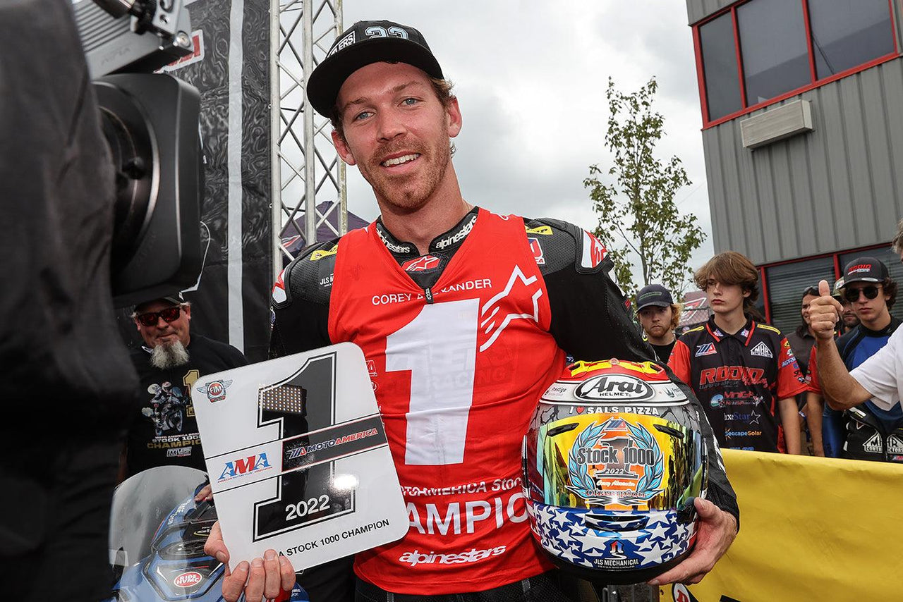 Corey Alexander remporte 2022 Moto America Stock Championship en tant que Travis Wyman deuxième dans le New Jersey